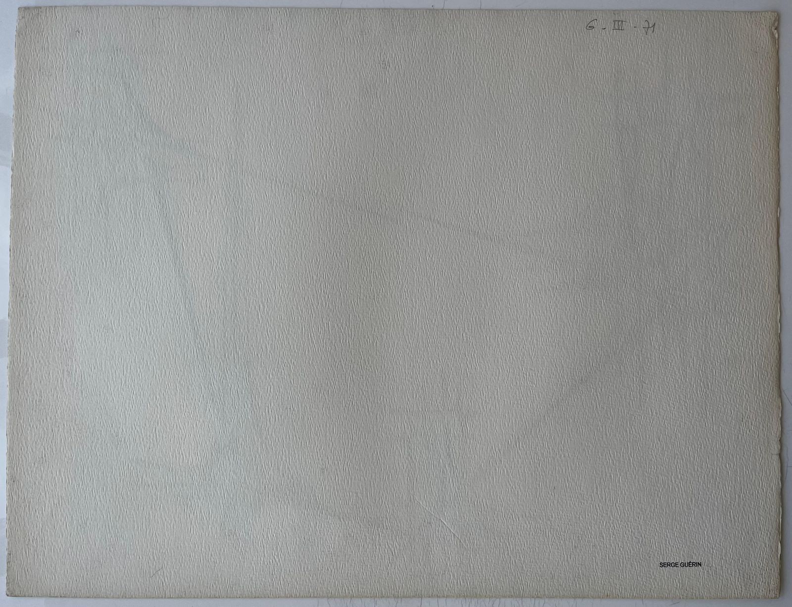 Serge Guerin (1916) Mid Century French Architectural Abstract Ink Drawing Signed Sg photo buy