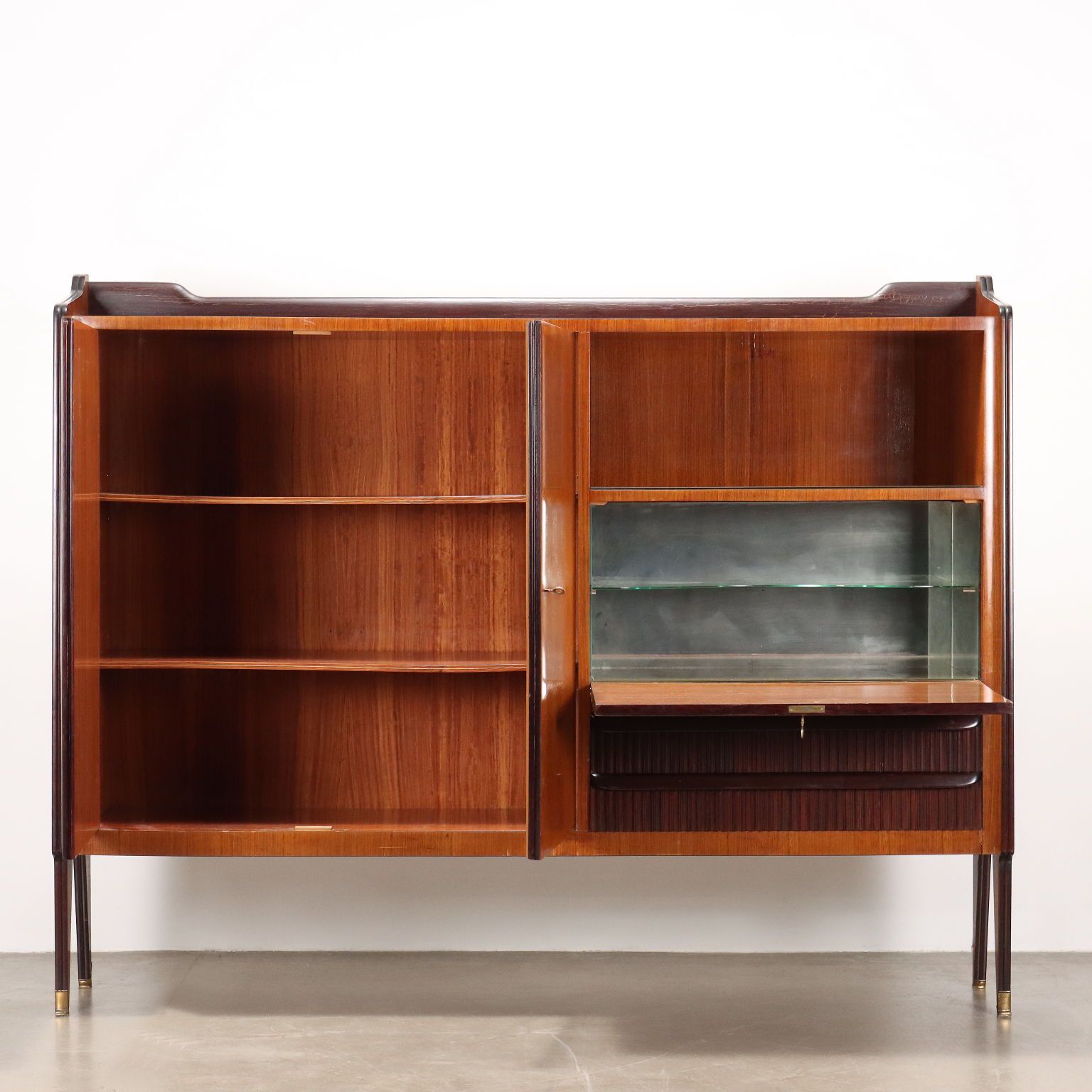 Vintage Living Room Furniture Exotic Wood Italy 1960s photo for sale