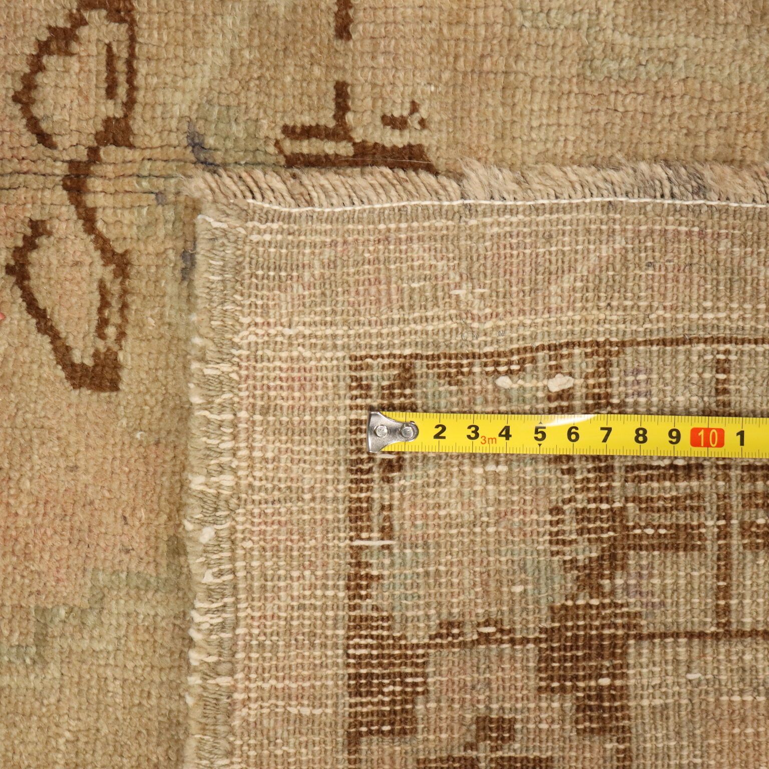Antique Kazak Carpet Wool Thin Knot Handmade 90 X 44 In photo buy