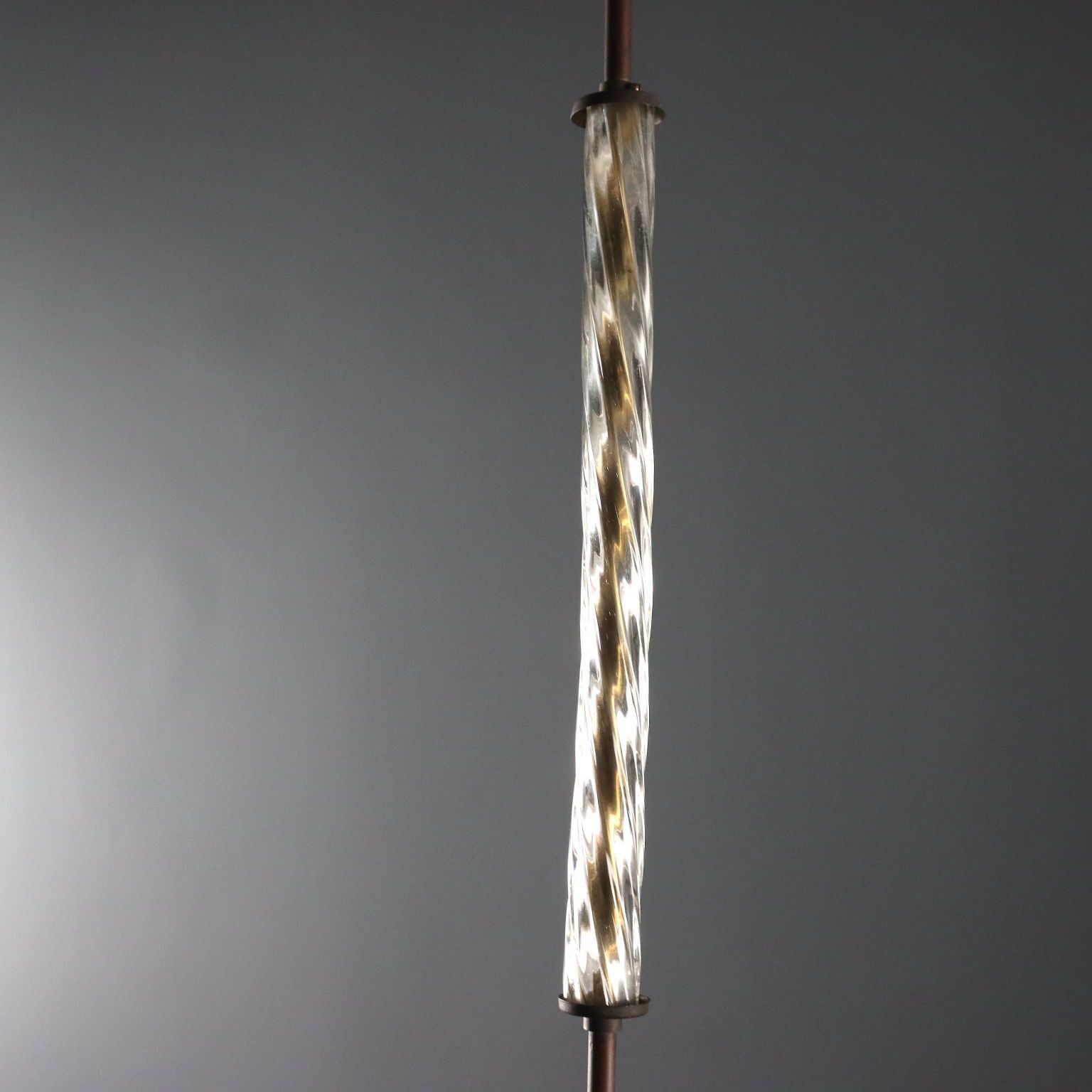 photo for sale Vintage Chandelier Design Murano Glass Italy 1940s