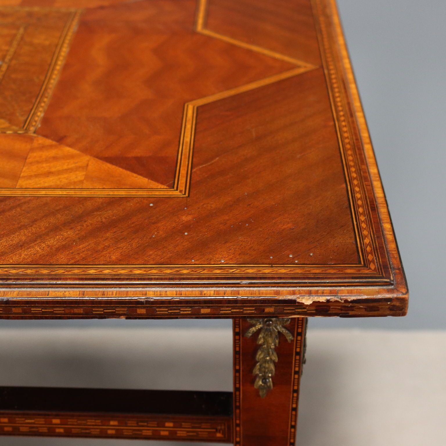 Antique Coffee Table Bronze United Kingdom XIX Century photo vinterior