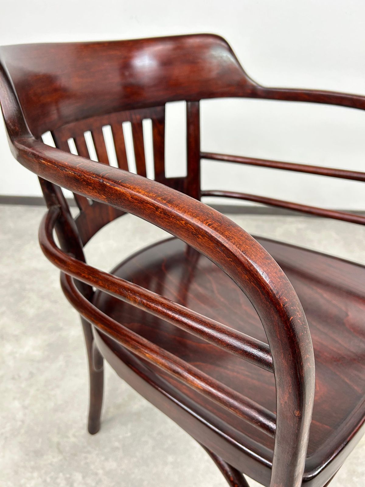 Secession Desk Chair No.6095 By Otto Wagner For Thonet photo 2854.0