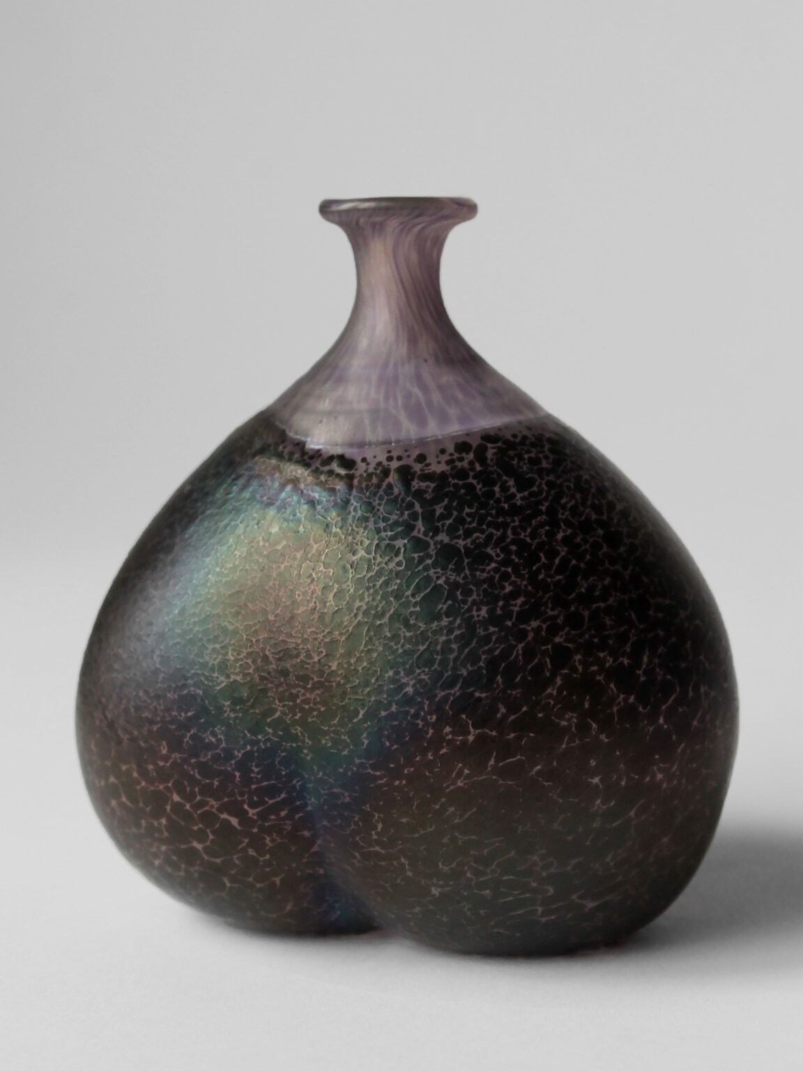Bertil Vallient "Volcano" Art Glass Vase, For Kosta Boda, Sweden, 1980s photo furniture