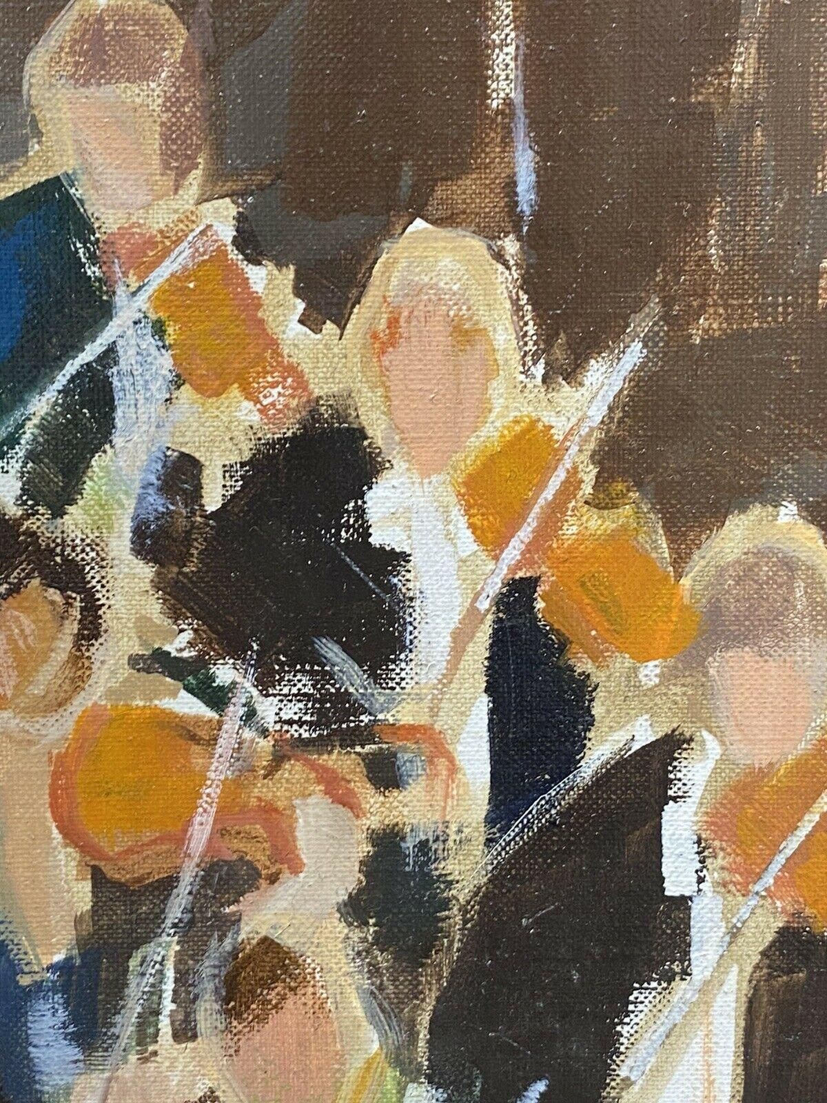 Unknown Rene Leroy, French Contemporary Modernist Painting, The Orchestra 1900s photo furniture