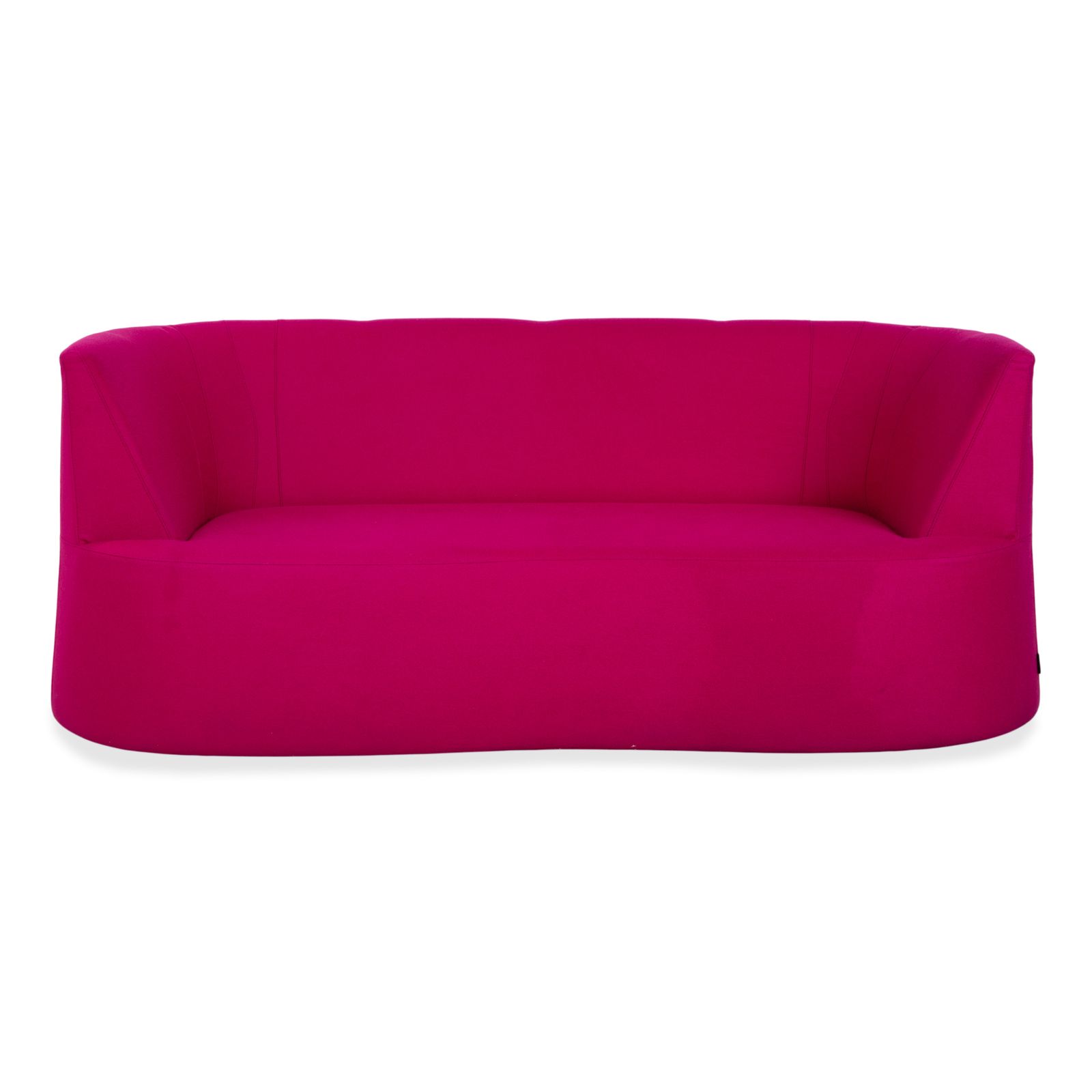 Brühl Powder Fabric Two Seater Pink Magenta Sofa
