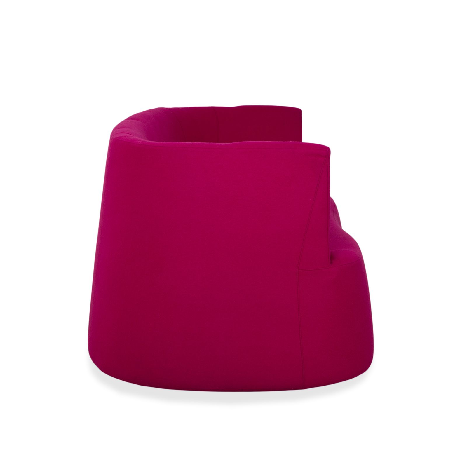 Furniture Brühl Powder Fabric Two Seater Pink Magenta Sofa photo