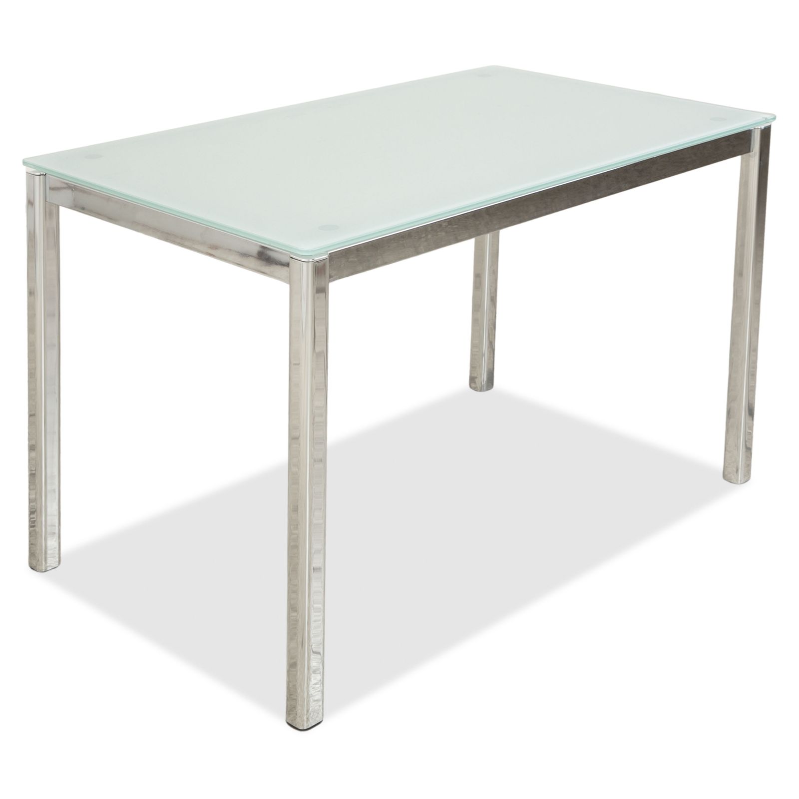 Calligaris Glass Dining Table Silver Dining Room 110 X 70 X 76 Cm