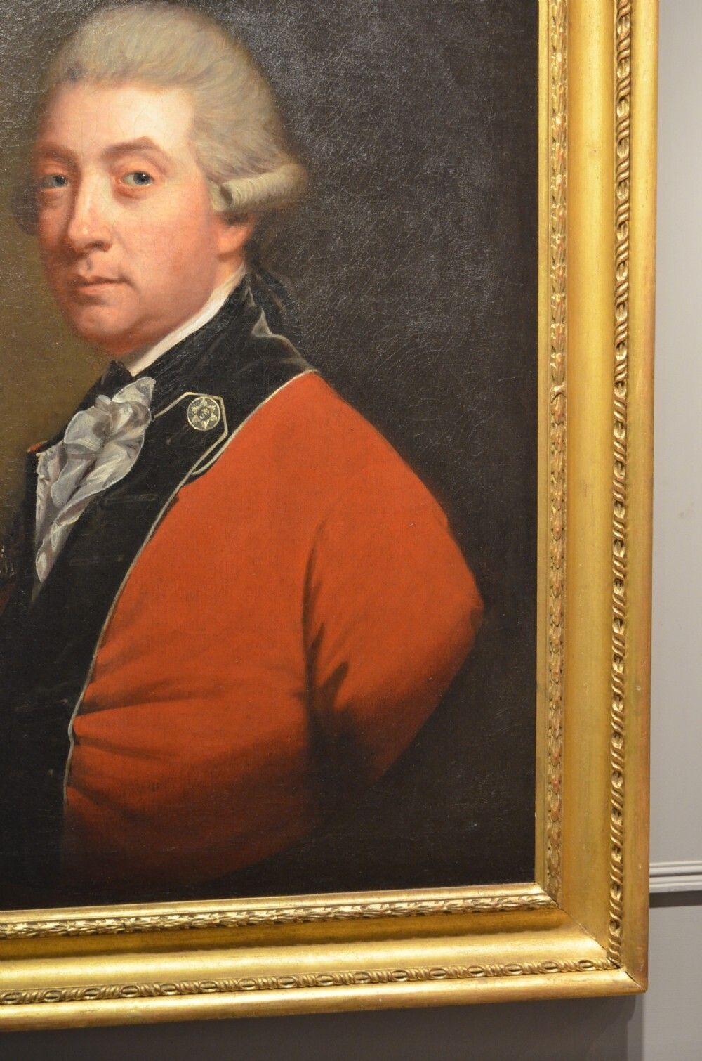 Superb 18th Century Portrait Of Alexander Popham By Thomas Beach Signed photo for sale