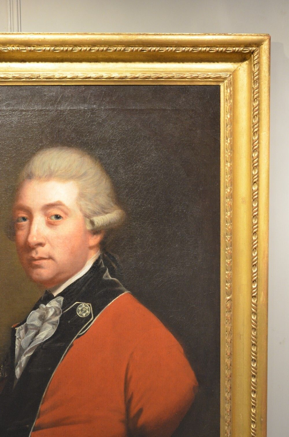 Superb 18th Century Portrait Of Alexander Popham By Thomas Beach Signed photo Art