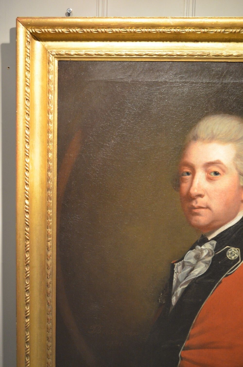 Superb 18th Century Portrait Of Alexander Popham By Thomas Beach Signed photo 12950.0