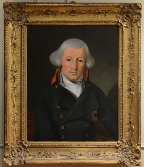 An Elegant Portrait Of A High Ranking Russian Officer, Circa 1790/1800,