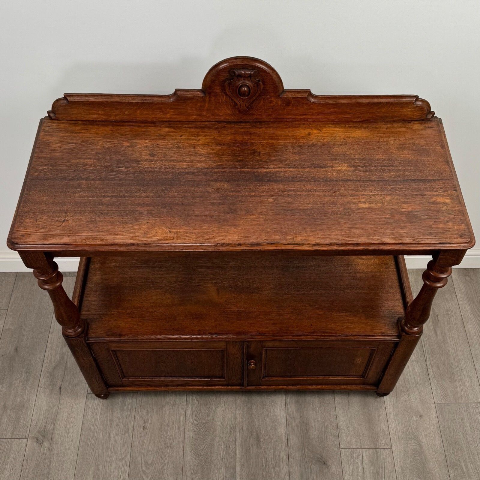 photo for sale Antique 19th Century Good Quality Cupboard In Oak