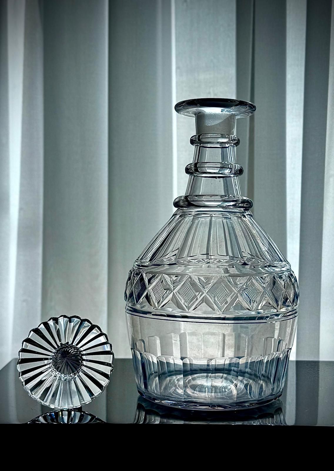 photo buy Late Georgian / Early Regency Cut Glass Decanter, C.1810–1830
