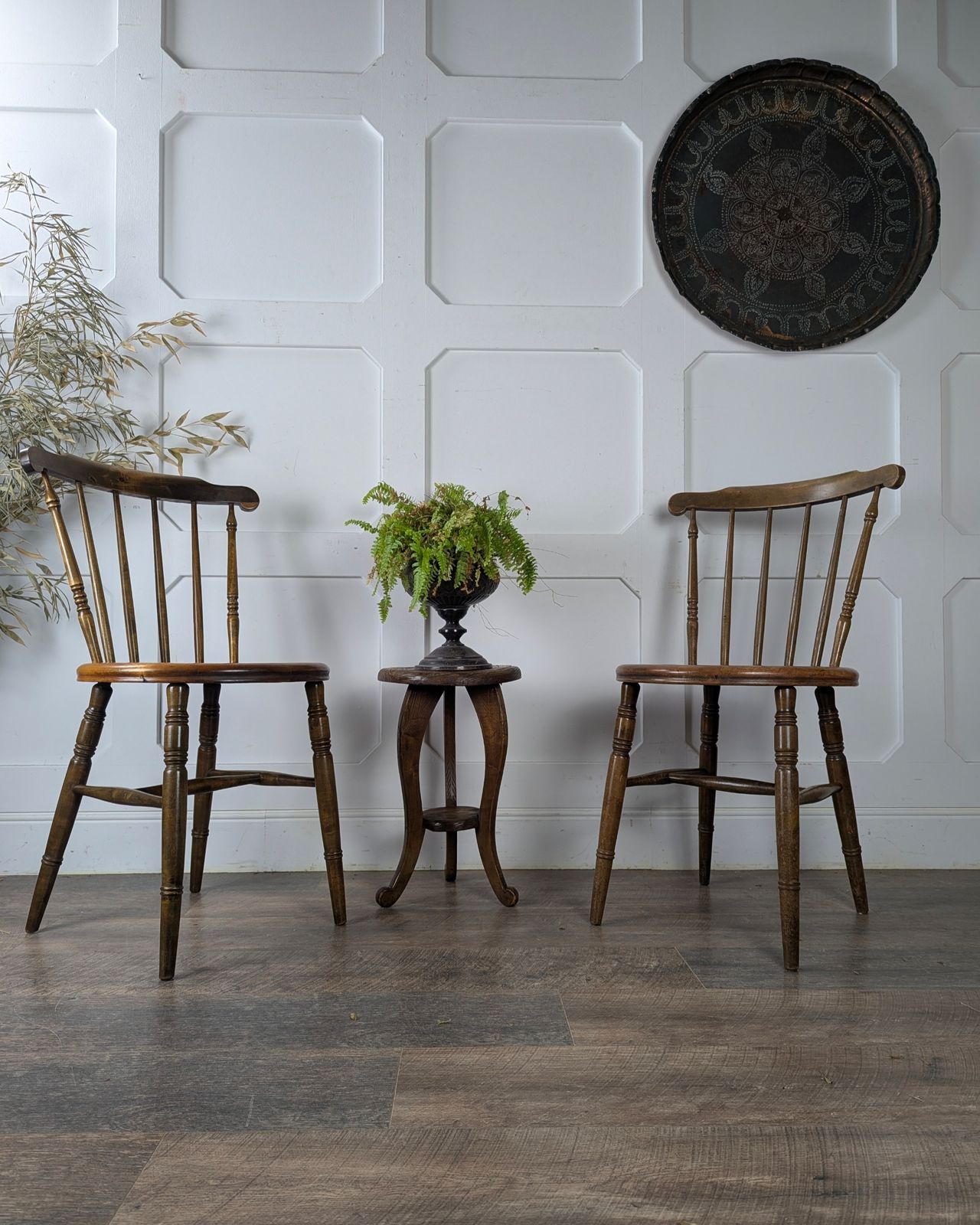 Pair Of Early 20th Century Dinco Penny Chairs photo 294.0