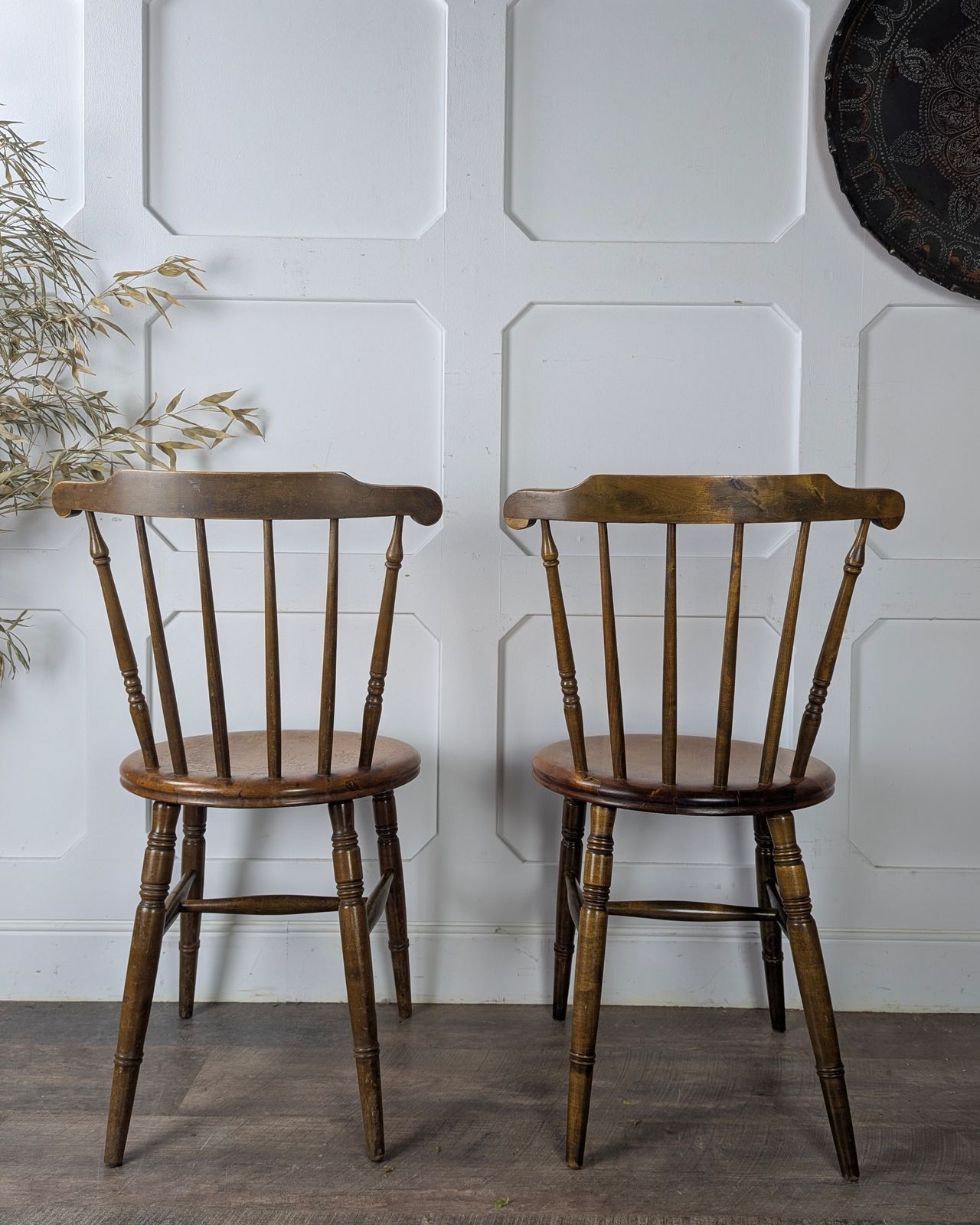 photo for sale Pair Of Early 20th Century Dinco Penny Chairs
