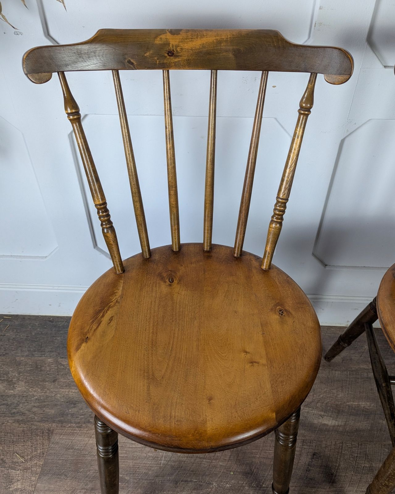 photo vinterior Pair Of Early 20th Century Dinco Penny Chairs