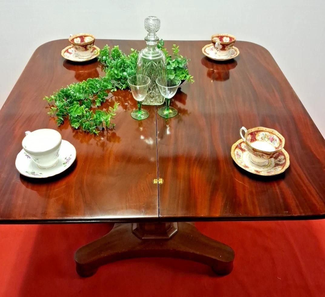Antique Folding Table Solid Piece Tea Table Dining Table Very Versatile photo furniture