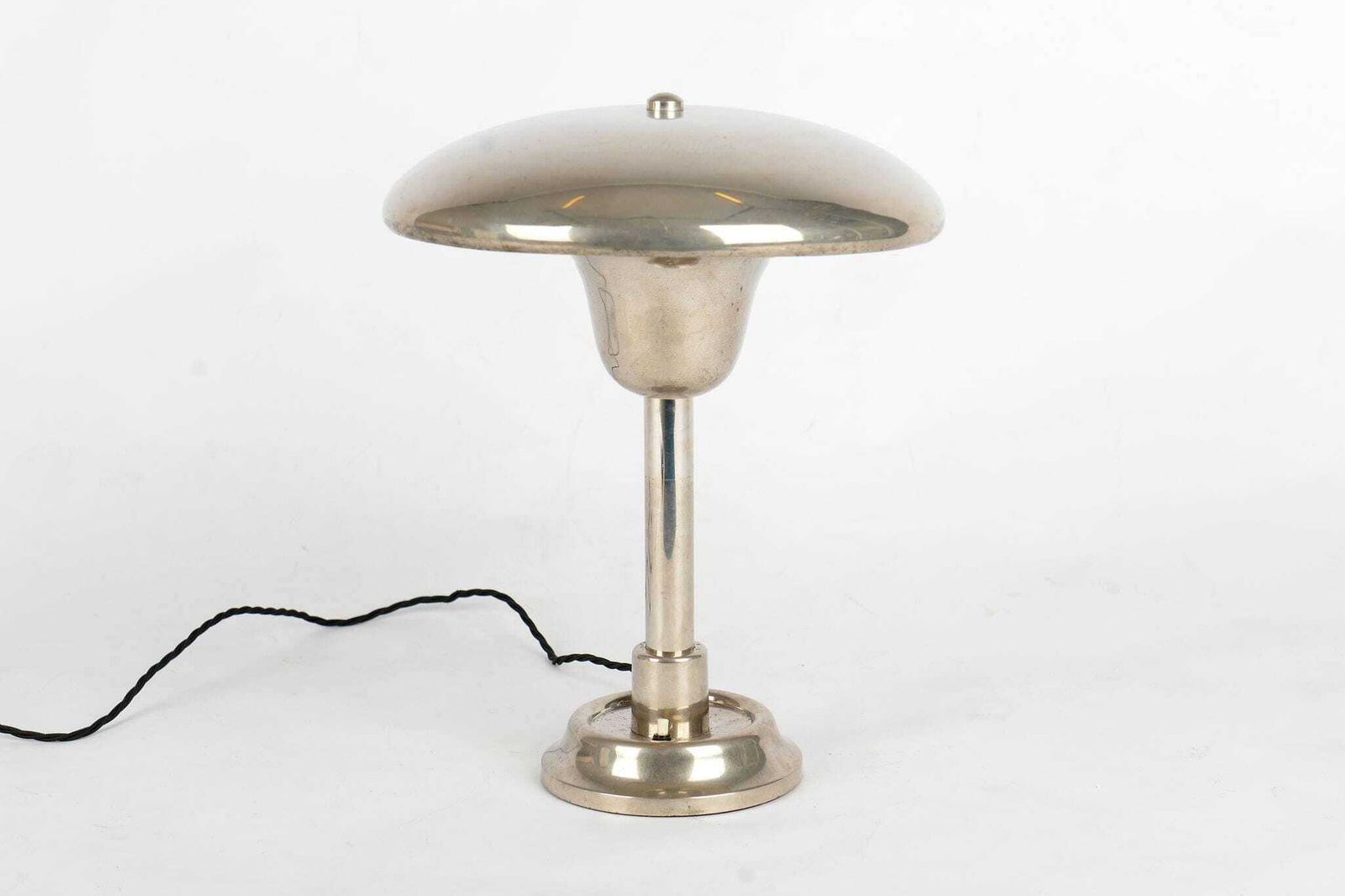 Bauhaus Functionalist Desk Lamp By Franta Anýž 1930s Nickel Plated Desk Lamp, Modernist Lamp, Design Icon photo 934.0