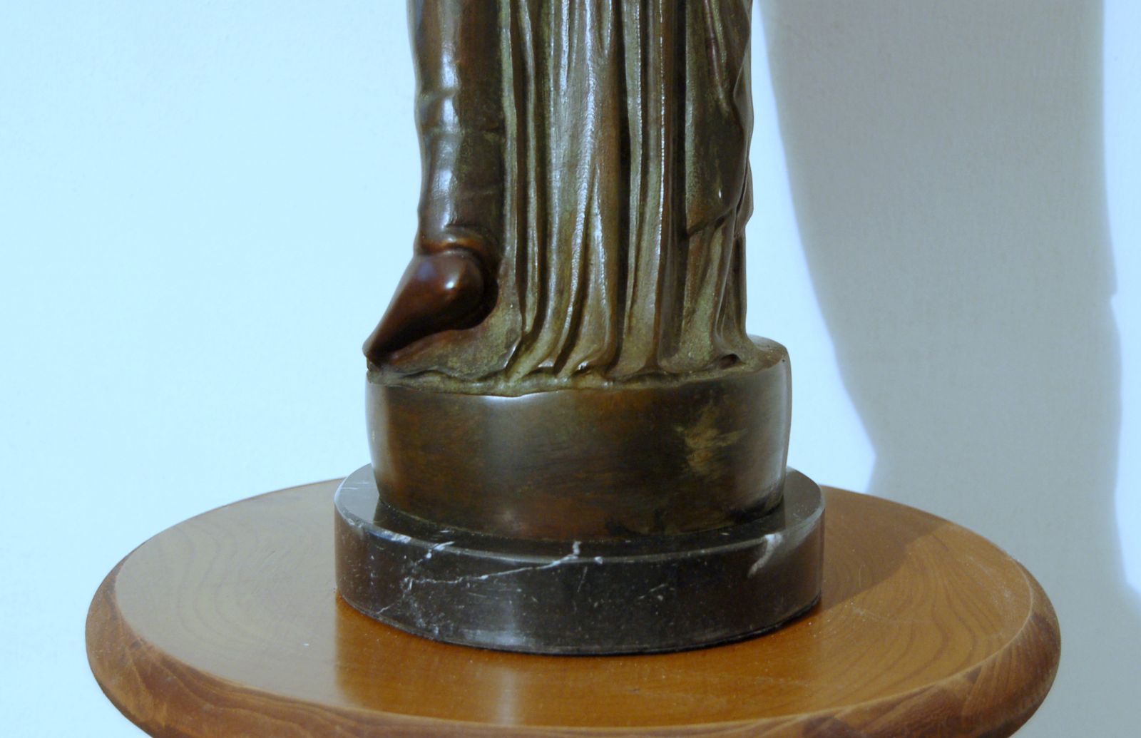 photo vintage Bronze Sculpture / Hebe The Greek Goddess / James Hunt 19th Century / H 65 Cm
