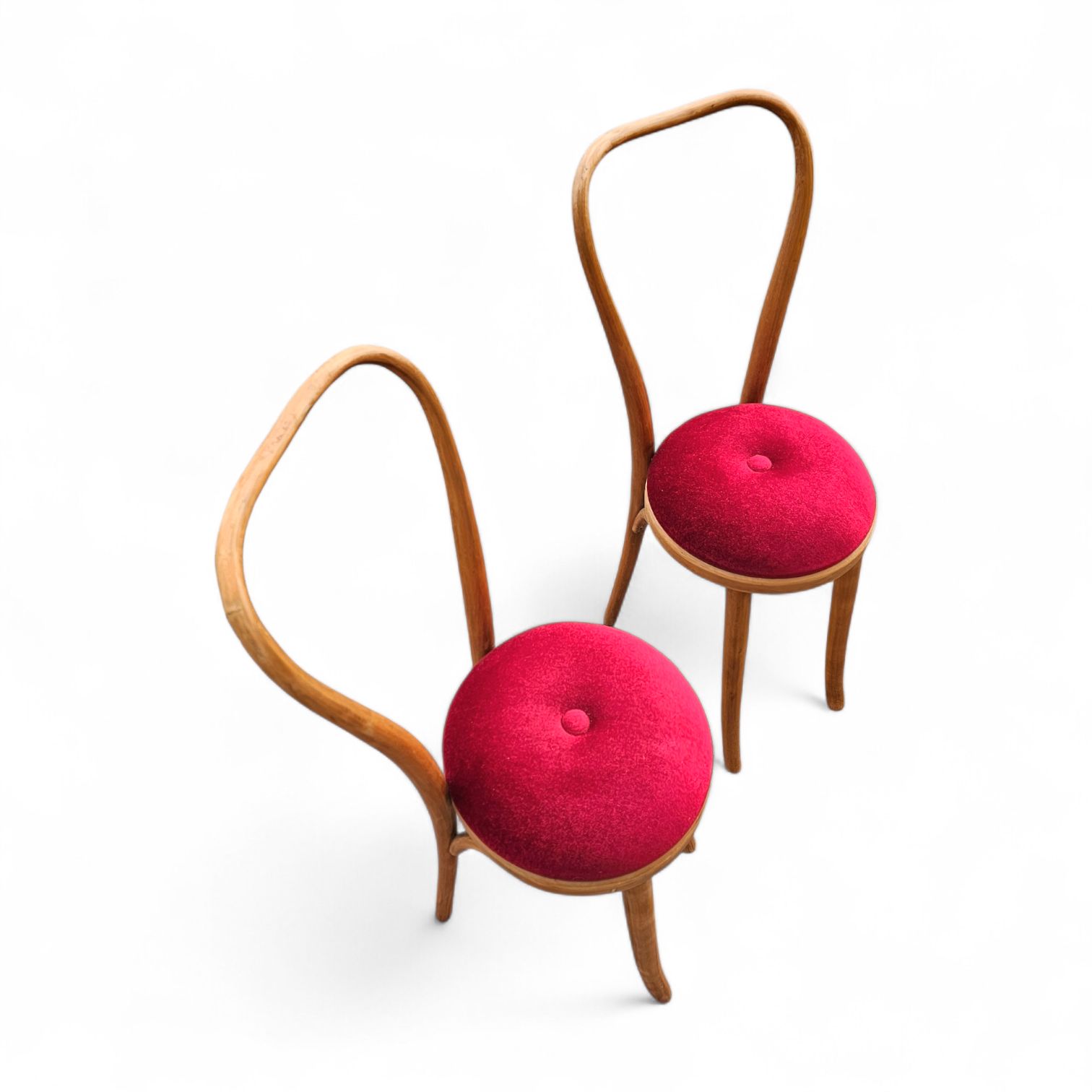 2 X Rare Bentwood Side Chair 1960 photo for sale
