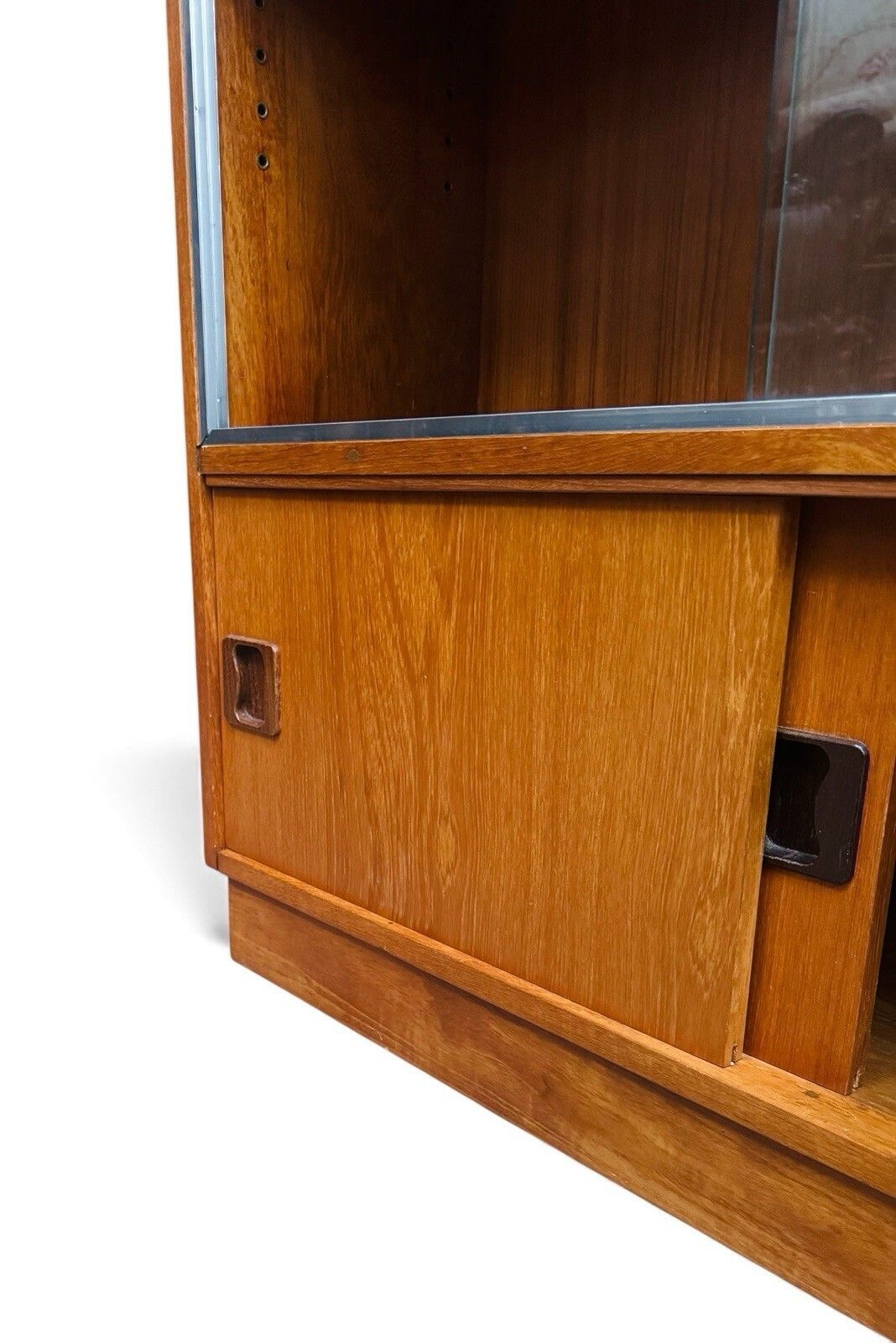 Minty Of Oxford Teak Bookcase Display Cabinet Mid Century C1960 Superior Quality photo Furniture