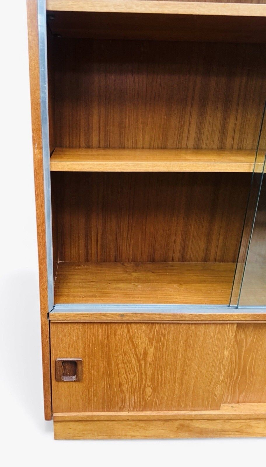 Minty Of Oxford Teak Bookcase Display Cabinet Mid Century C1960 Superior Quality photo buy