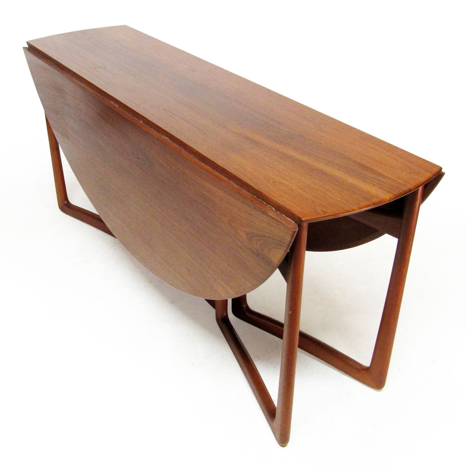 photo buy 1960s Danish Gate Leg "20 59" Dining Table In Teak By Peter Hvidt