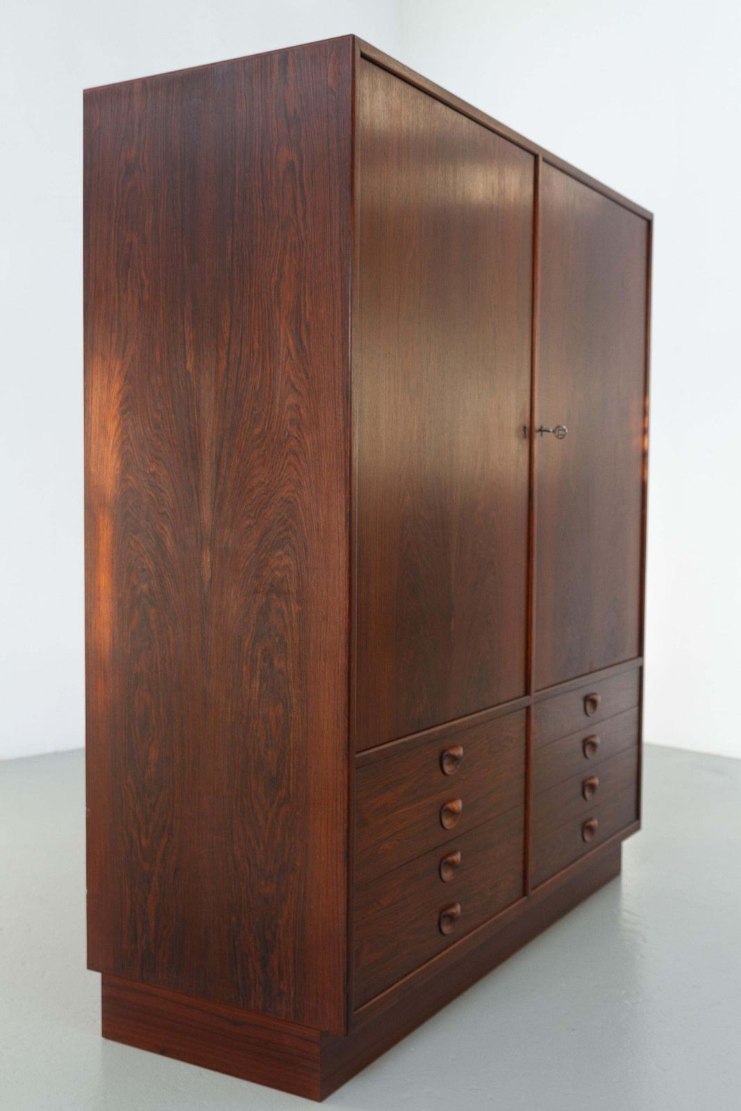 Danish Mid Century Rosewood Gentleman's Dresser Cabinet By Axel S. Albeck, 1950s photo furniture