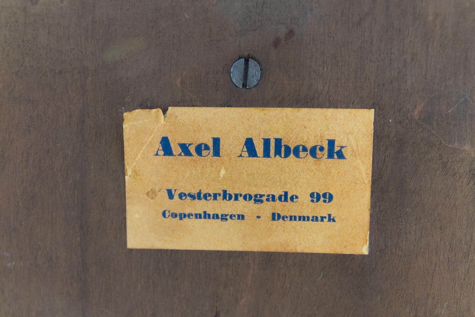 photo vinterior Danish Mid Century Rosewood Gentleman's Dresser Cabinet By Axel S. Albeck, 1950s