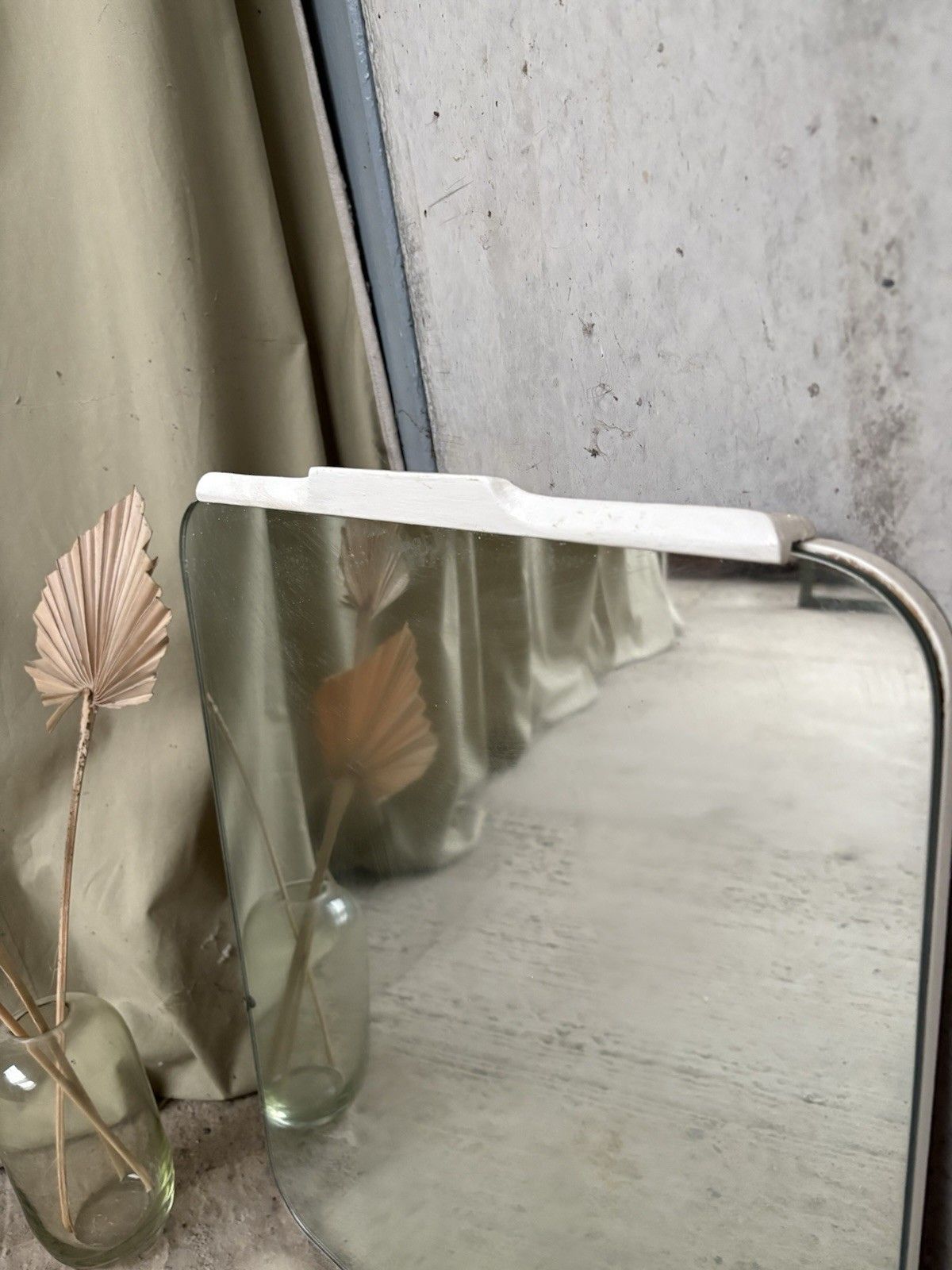 Vtg Mid Century Wall Hallway Mirror Retro R967 photo for sale