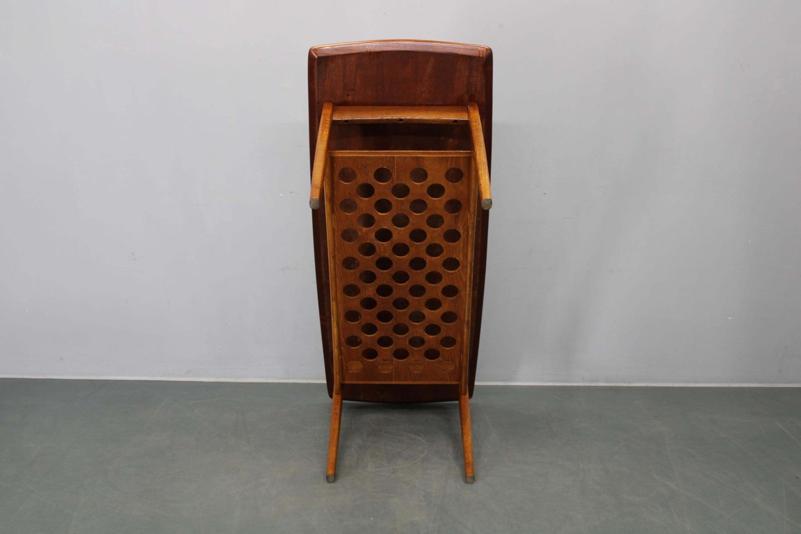 photo vinterior Danish Midcentury Coffee Table With Teak Veneer And Oak Base, 1960s