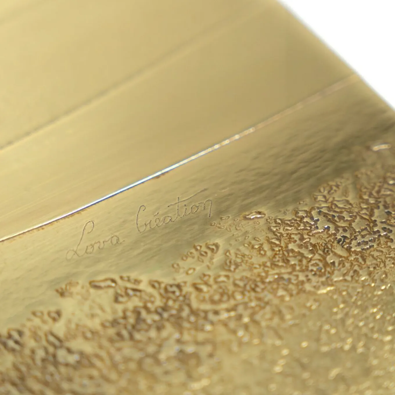 photo furniture Mid Century Brass Coffee Table By Lova Creation, Belgium, 1970s