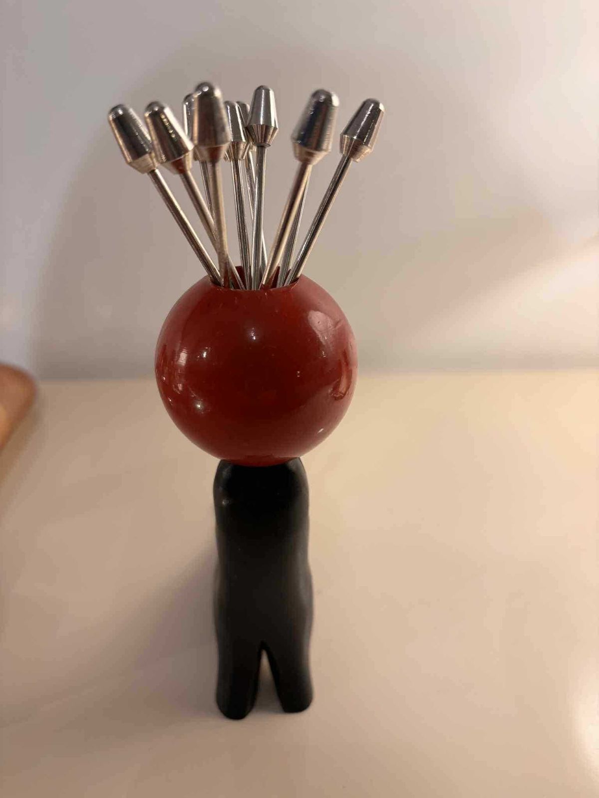 photo furniture Seal Cocktail Pick Holder Vintage Mid Century Modern – Made In France