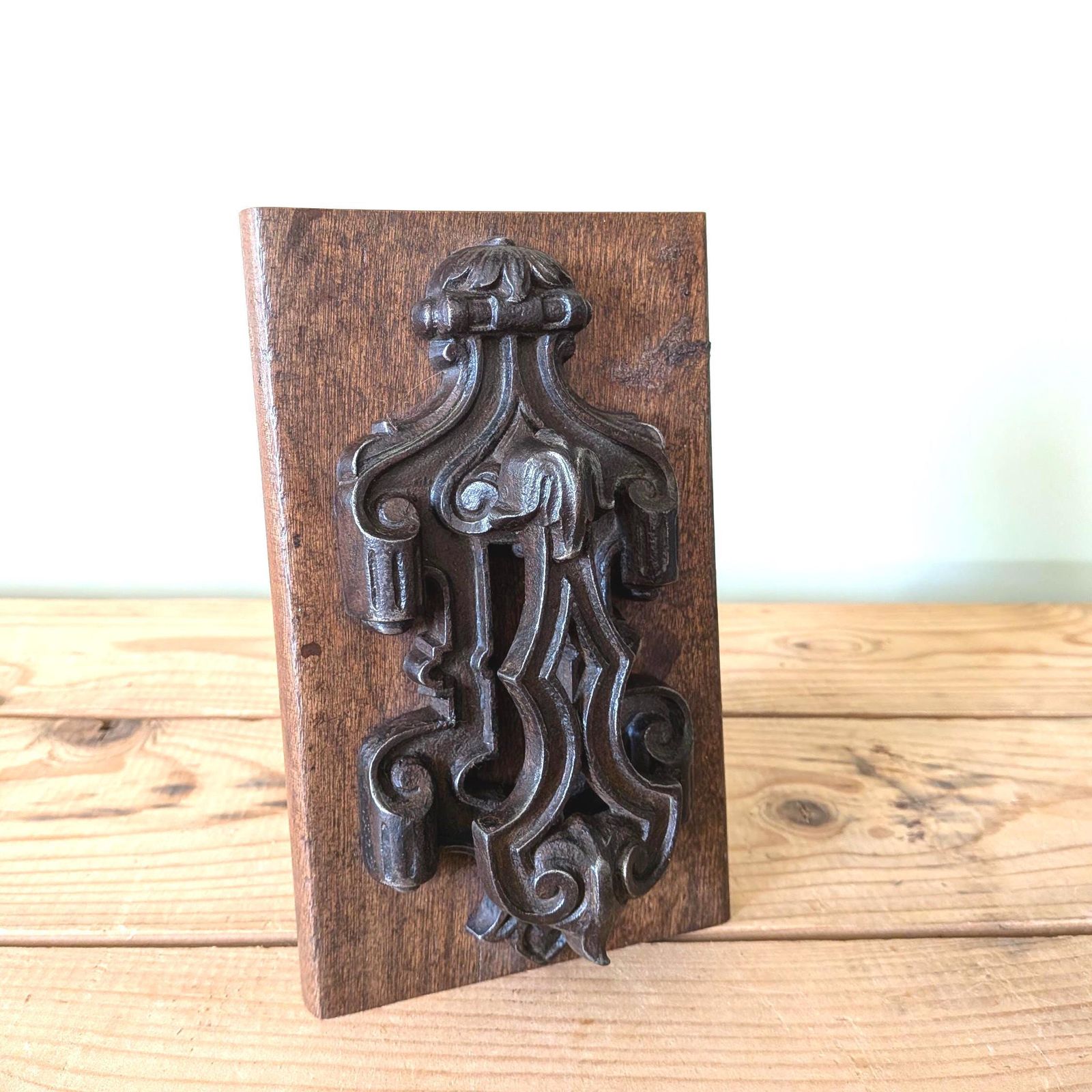 An Antique French Cast Iron Door Knocker   Super Quality C1850 photo buy