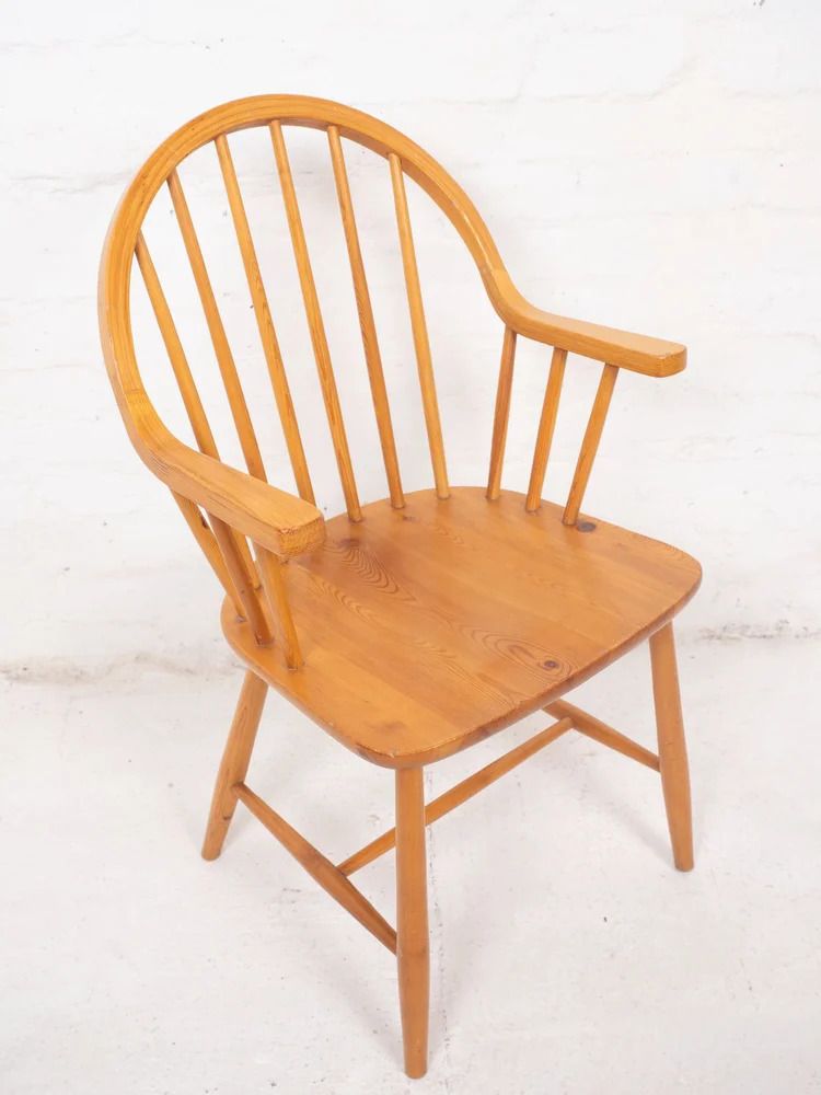 Pair Of Danish Pine Chairs By Ole Jorgensen For Tarm Stole photo 525.0