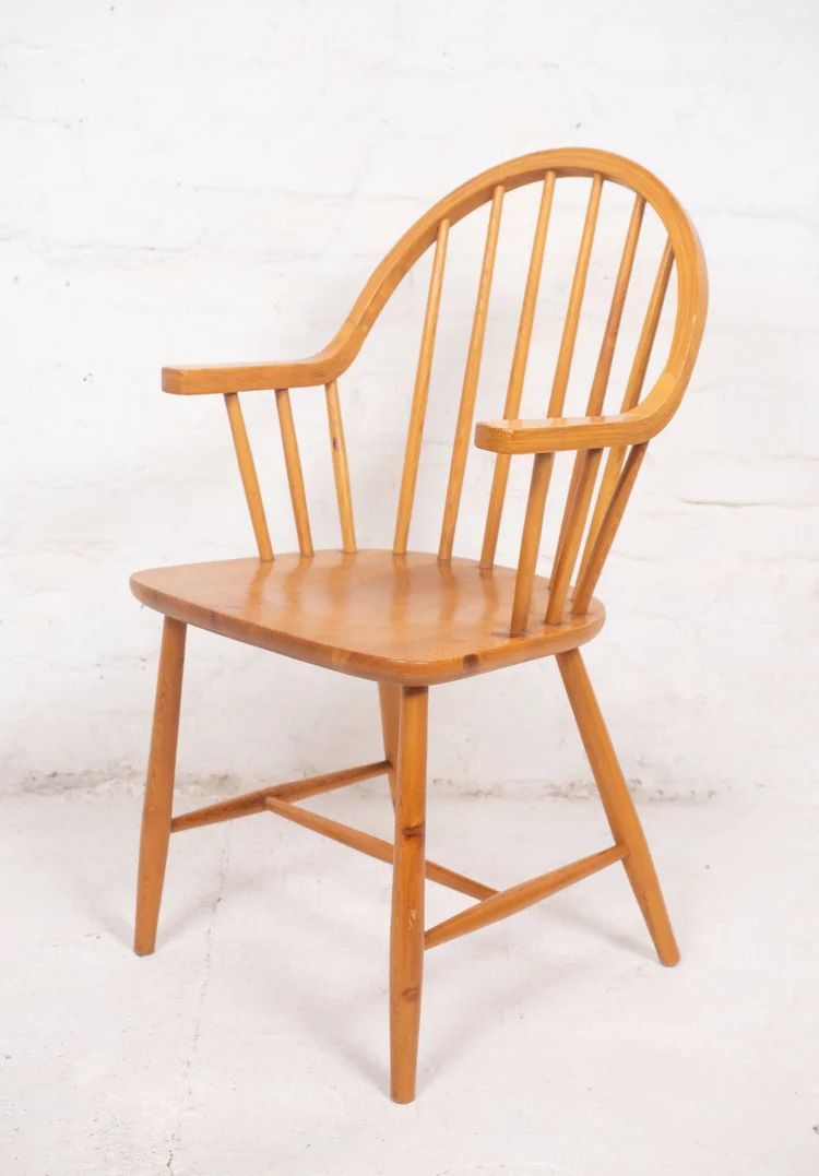 photo furniture Pair Of Danish Pine Chairs By Ole Jorgensen For Tarm Stole