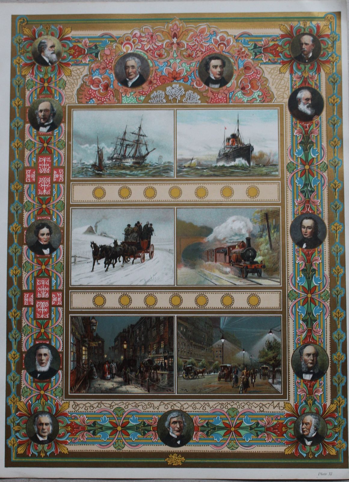 Antique Set Of 10 Chromolithographs Celebrating Queen Victoria’s Diamond Jubilee photo 125.0
