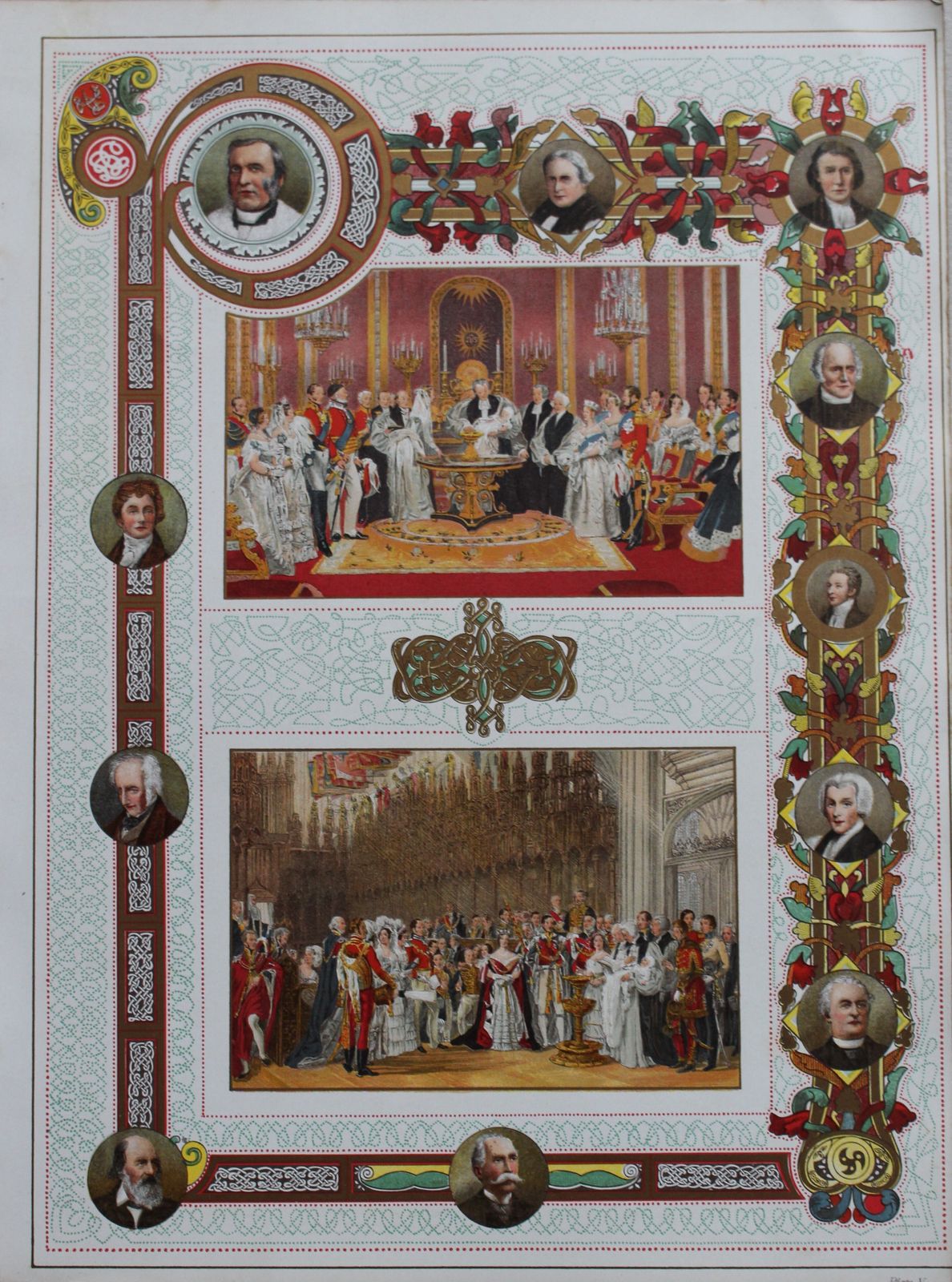 photo furniture Antique Set Of 10 Chromolithographs Celebrating Queen Victoria’s Diamond Jubilee