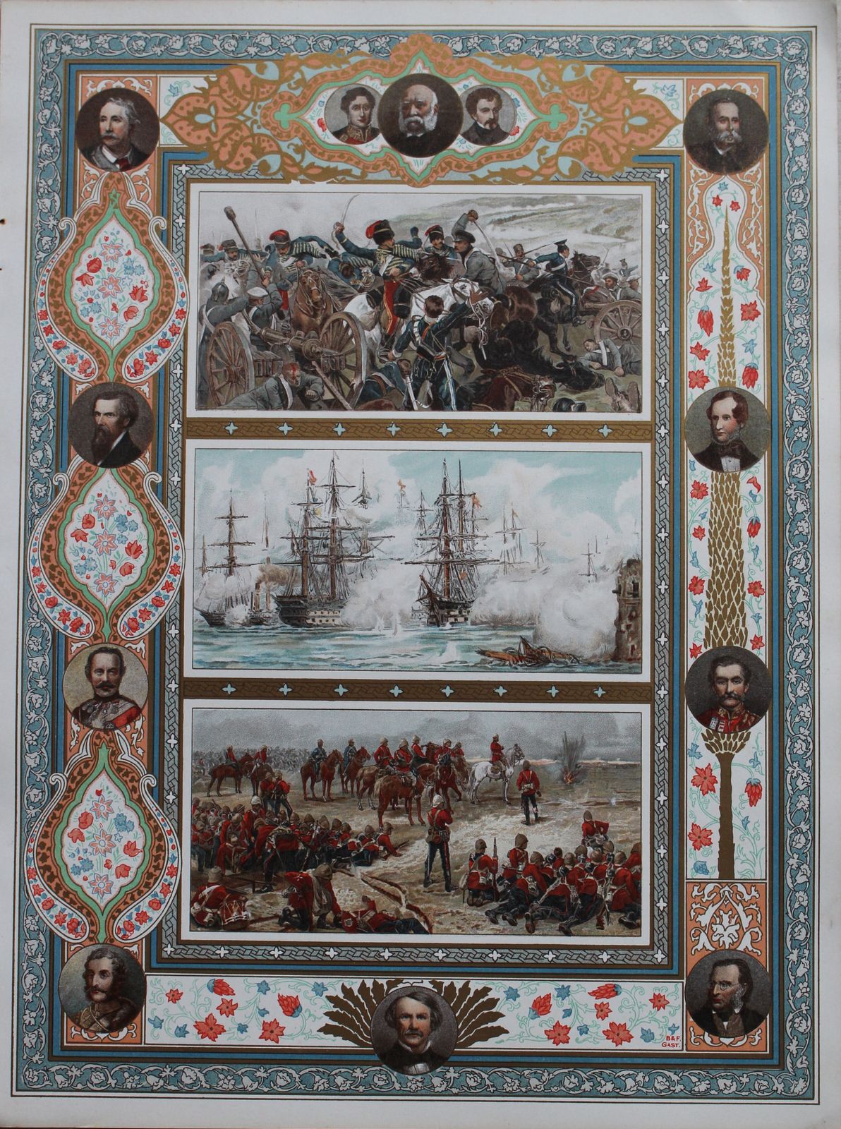 photo for sale Antique Set Of 10 Chromolithographs Celebrating Queen Victoria’s Diamond Jubilee