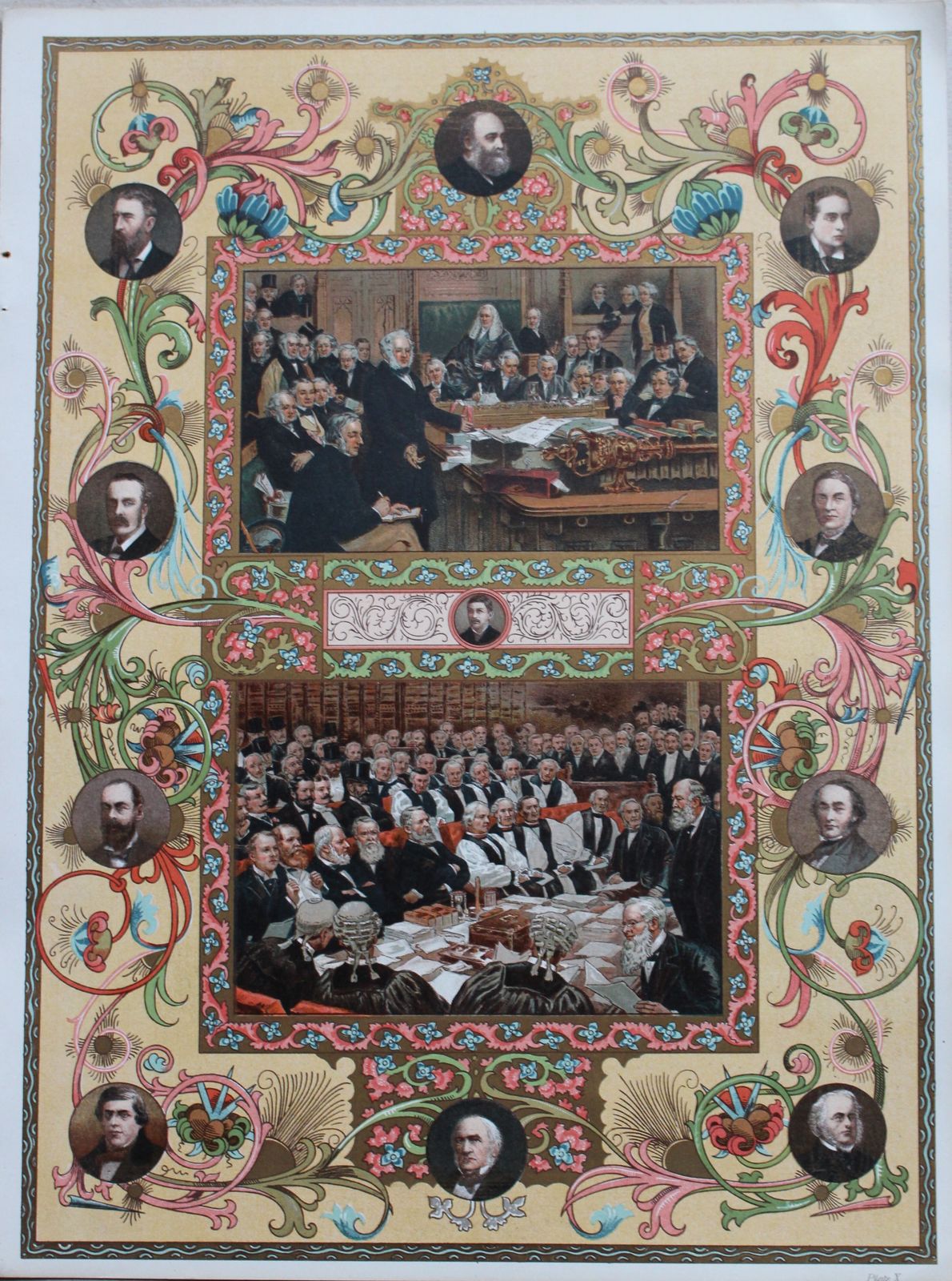 Art Antique Set Of 10 Chromolithographs Celebrating Queen Victoria’s Diamond Jubilee photo