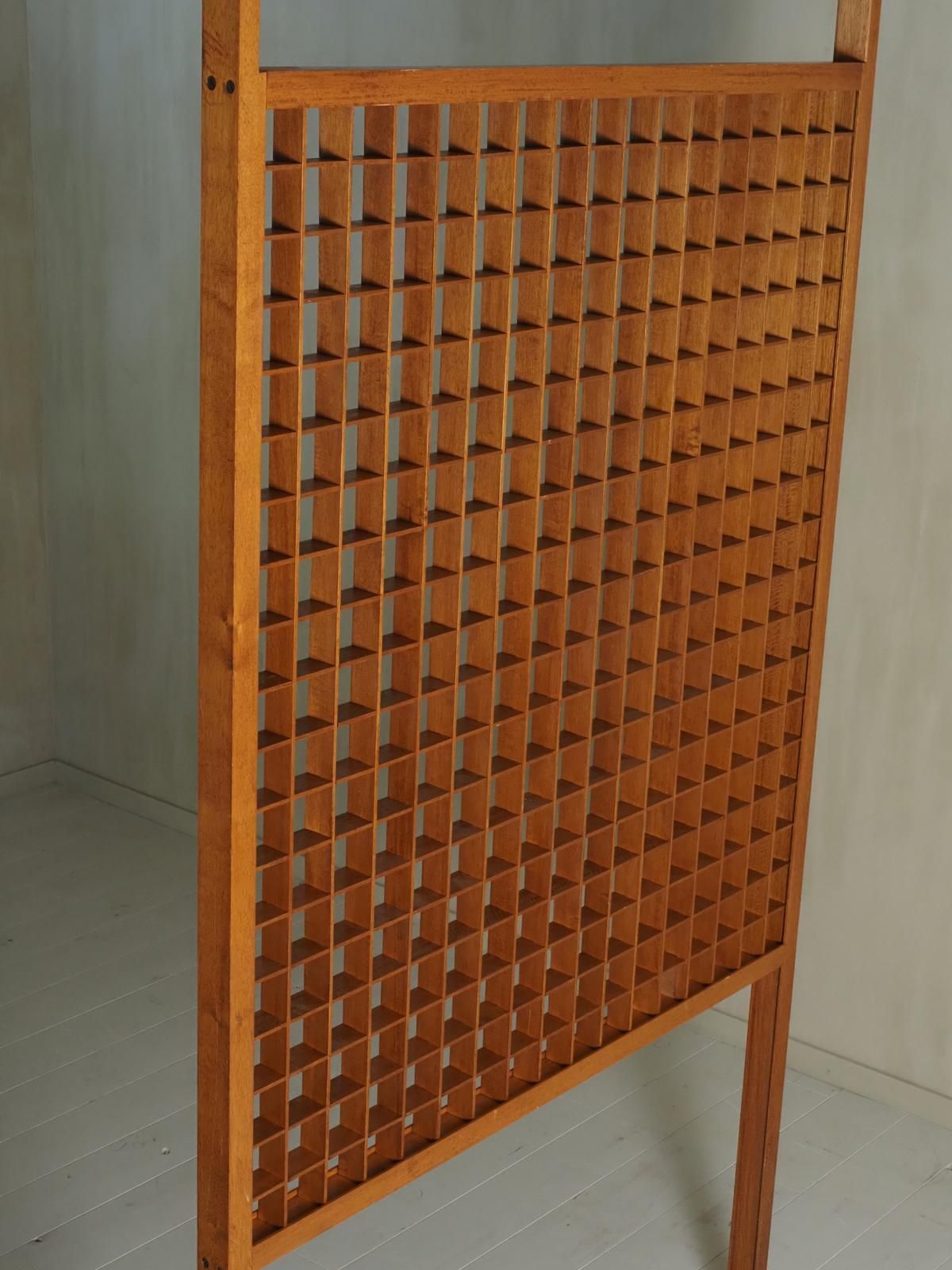 photo buy Wooden Room Divider With Lattice Design