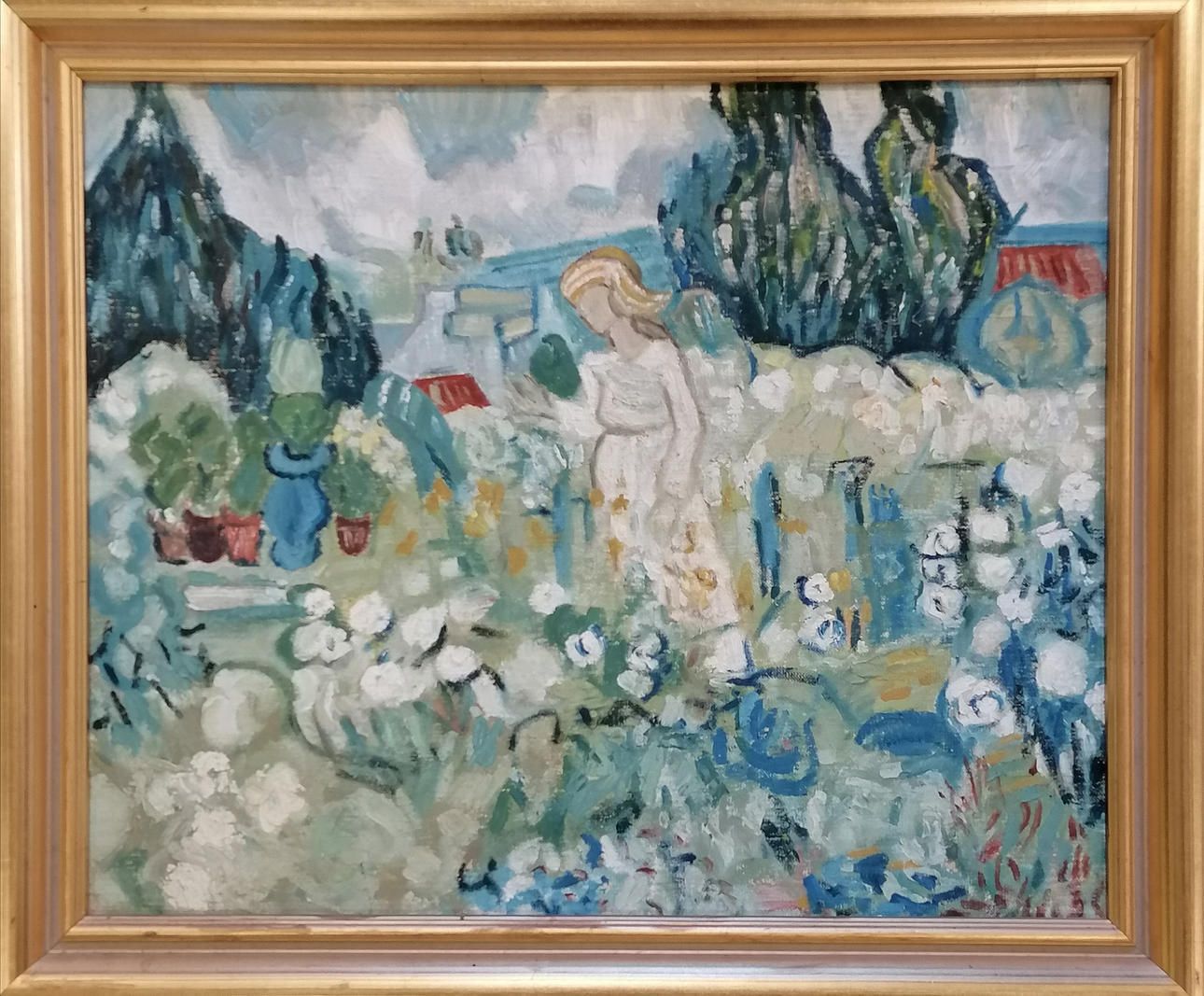 Van Gogh After, Miss Gatchet In Her Garden