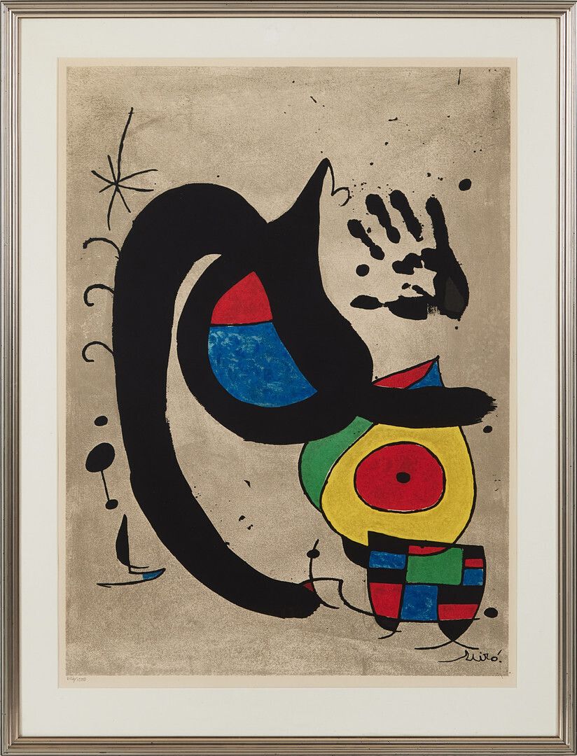 Joan Miro Lithograph 626 Of 1000 photo for sale