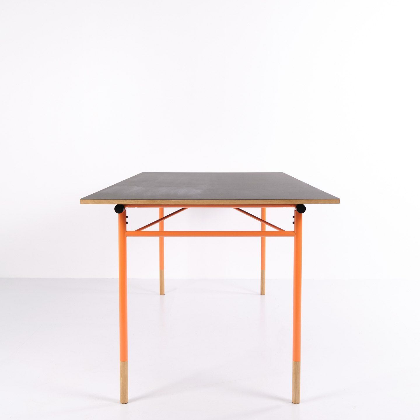Nyhavn Dining Table – Finn Juhl – House Of Finn Juhl – Gray Linoleum – Oregon Pine photo furniture
