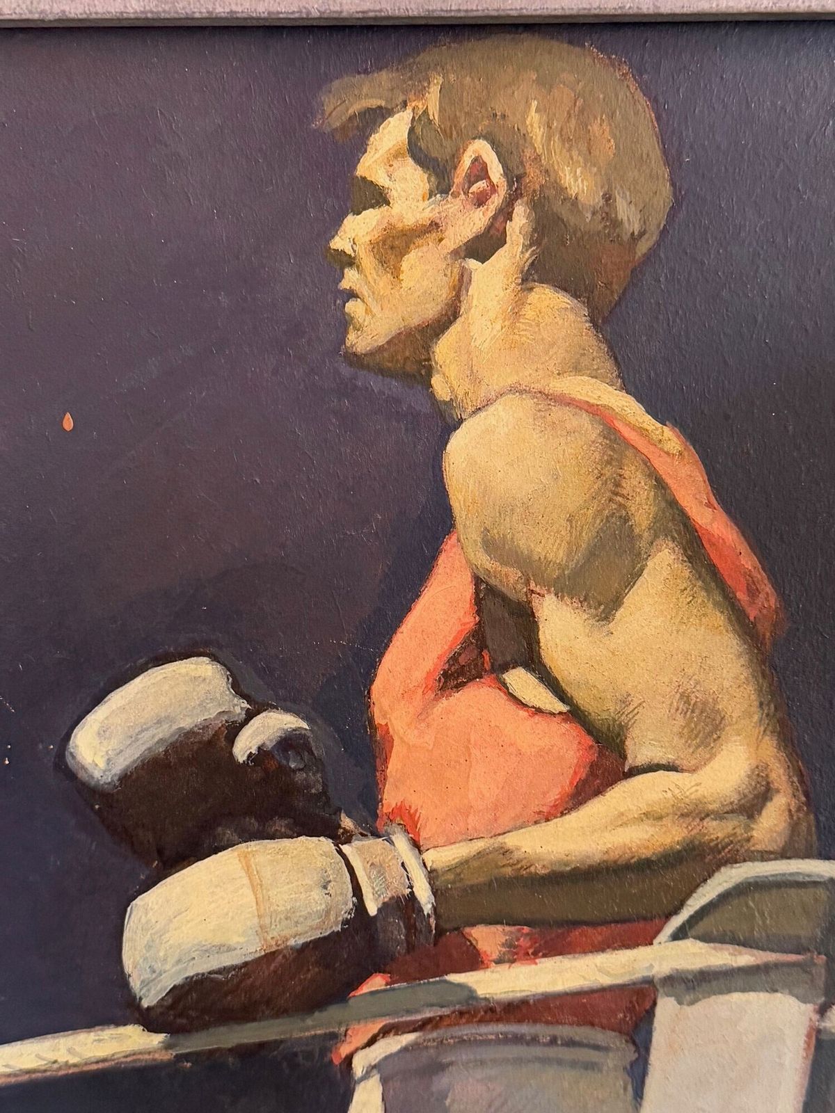 "The Knockout" By Russian Artist Vladimir Grigorevich Vlasov 1927 1999 photo buy
