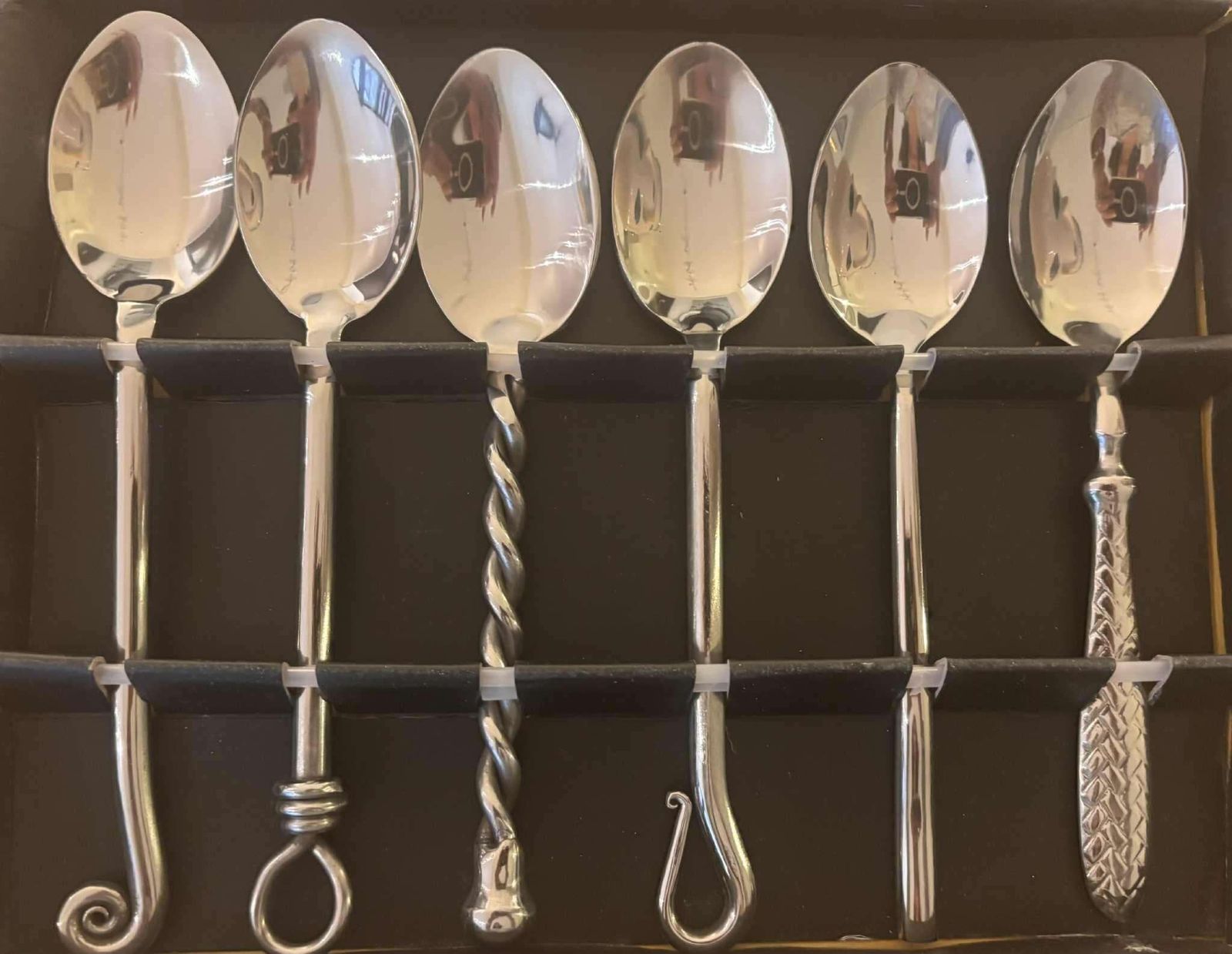 Vintage Stainless Steel Soup Spoons: Mismatched Dinner Spoons Set Of 6 photo buy