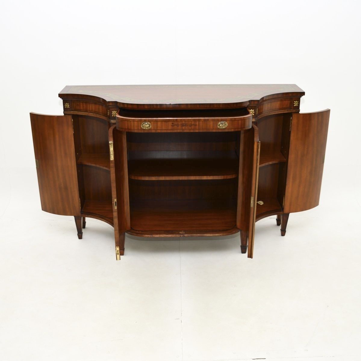Antique Sheraton Style Painted Satinwood Sideboard photo for sale