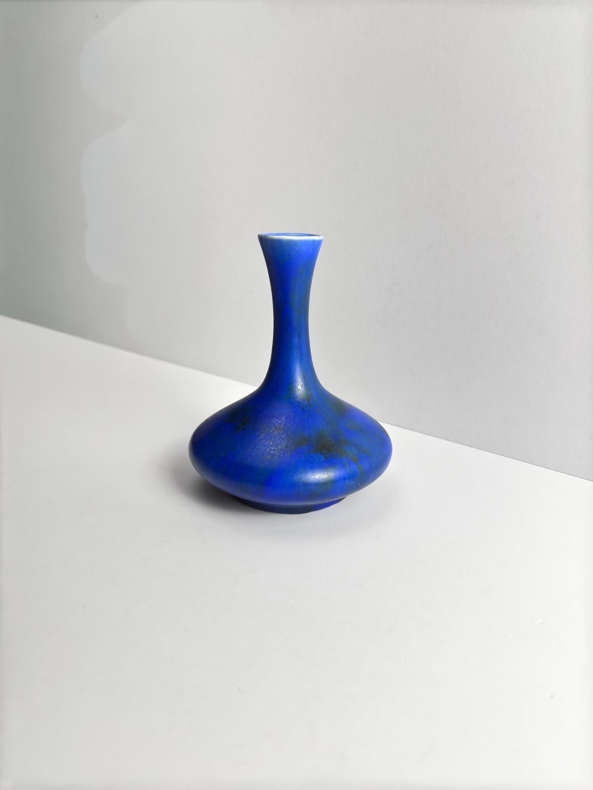 Art Deco Cobalt Blue Solifleur Vase By George Clews, Staffordshire, 1930s photo buy