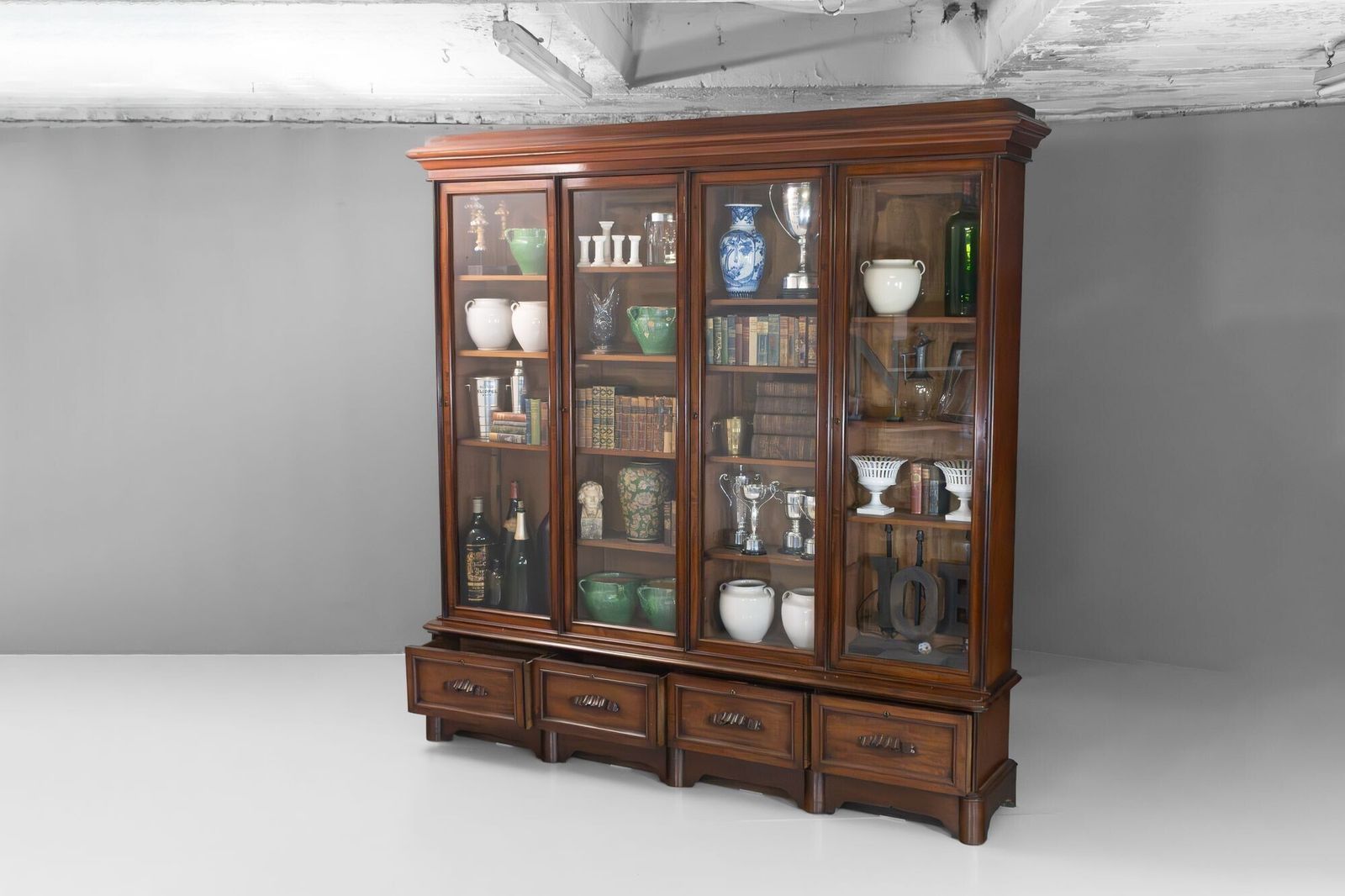 Library Bookcase, 1800s, Mahogany photo furniture