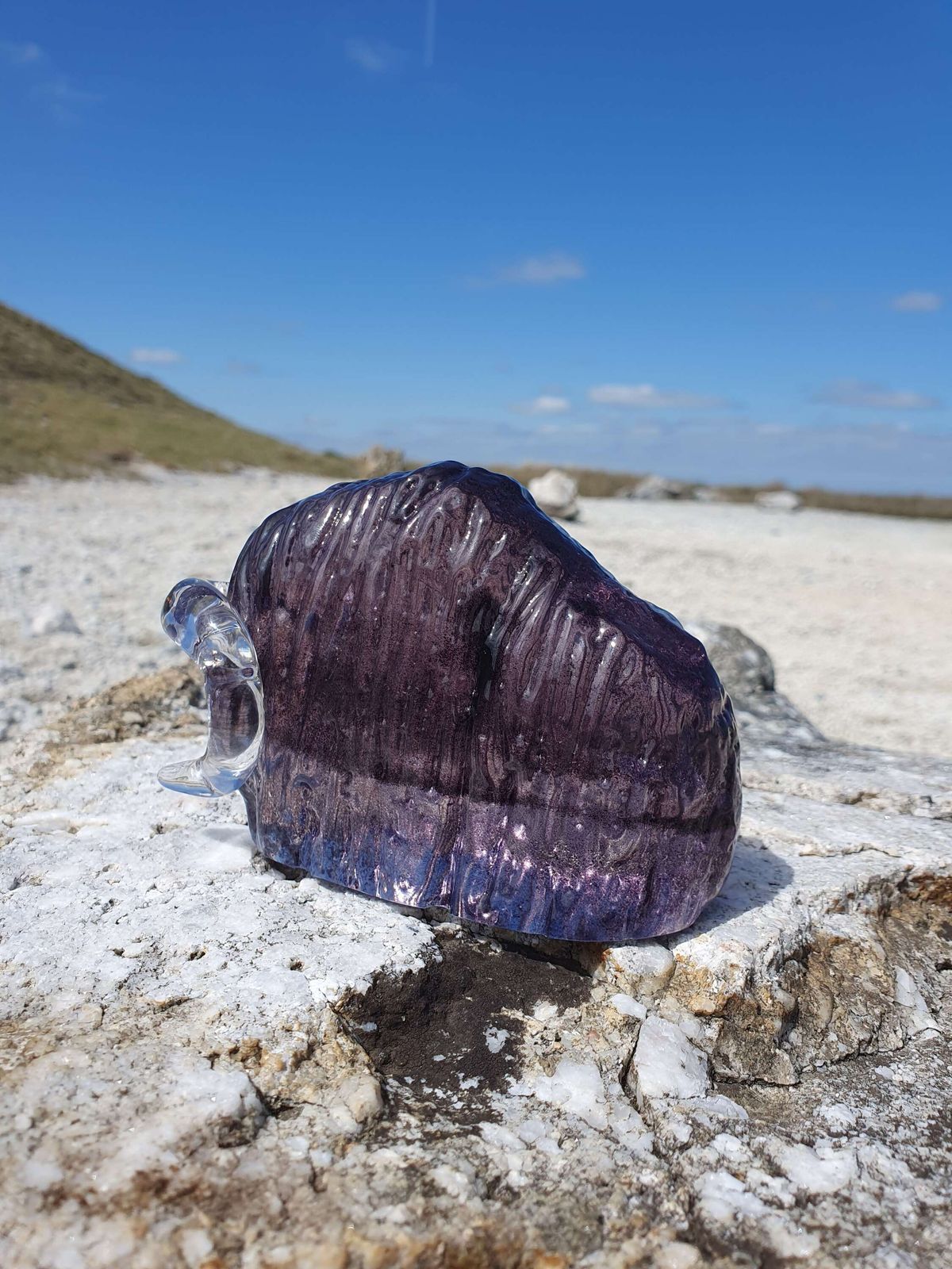 Goran Warff For Kosta Boda, Sweden. A Sculptured Glass Musk Ox. Designed In 1973 photo 120.0